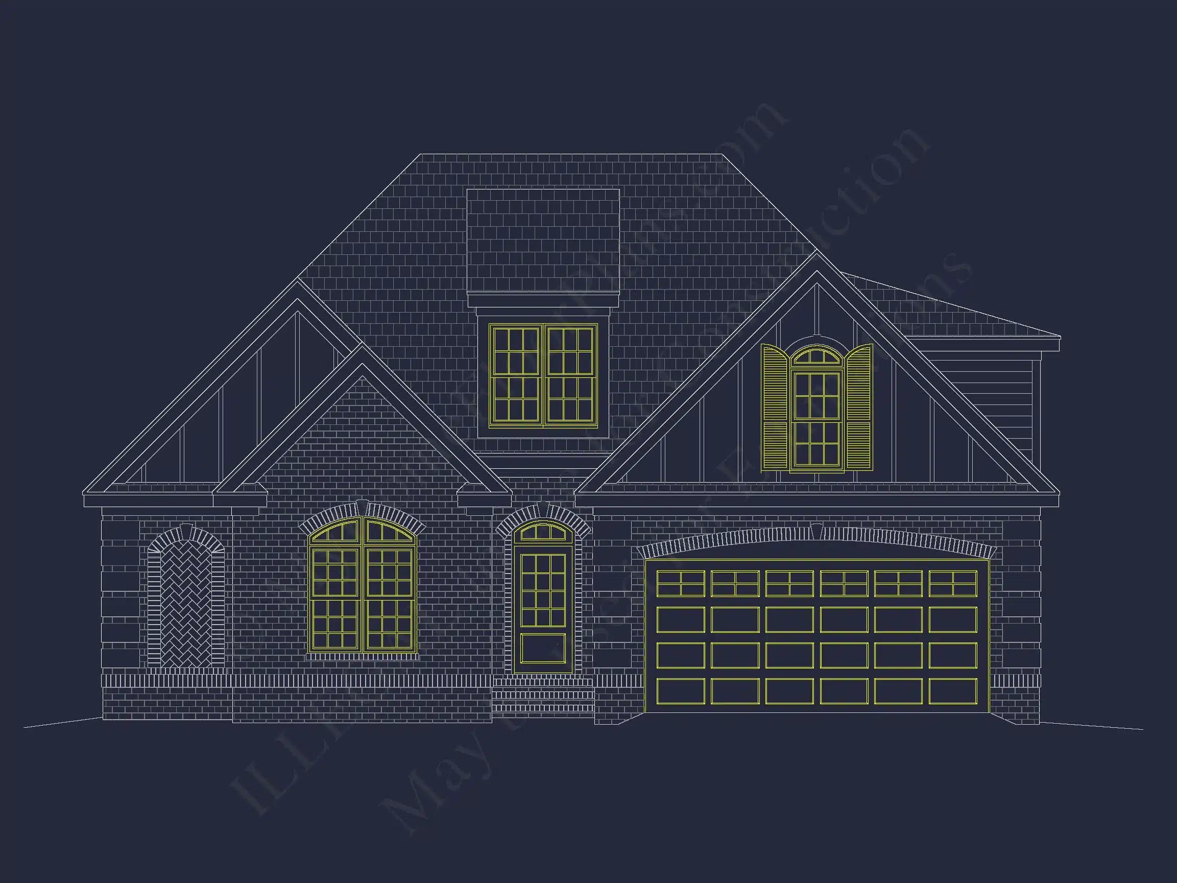12-1074 HOUSE PLAN - Beautiful House Plan Featuring 5 Beds, CAD Blueprints & Designs 2 Beautiful house Plan Featuring 5 Beds, CAD Blueprints & Designs