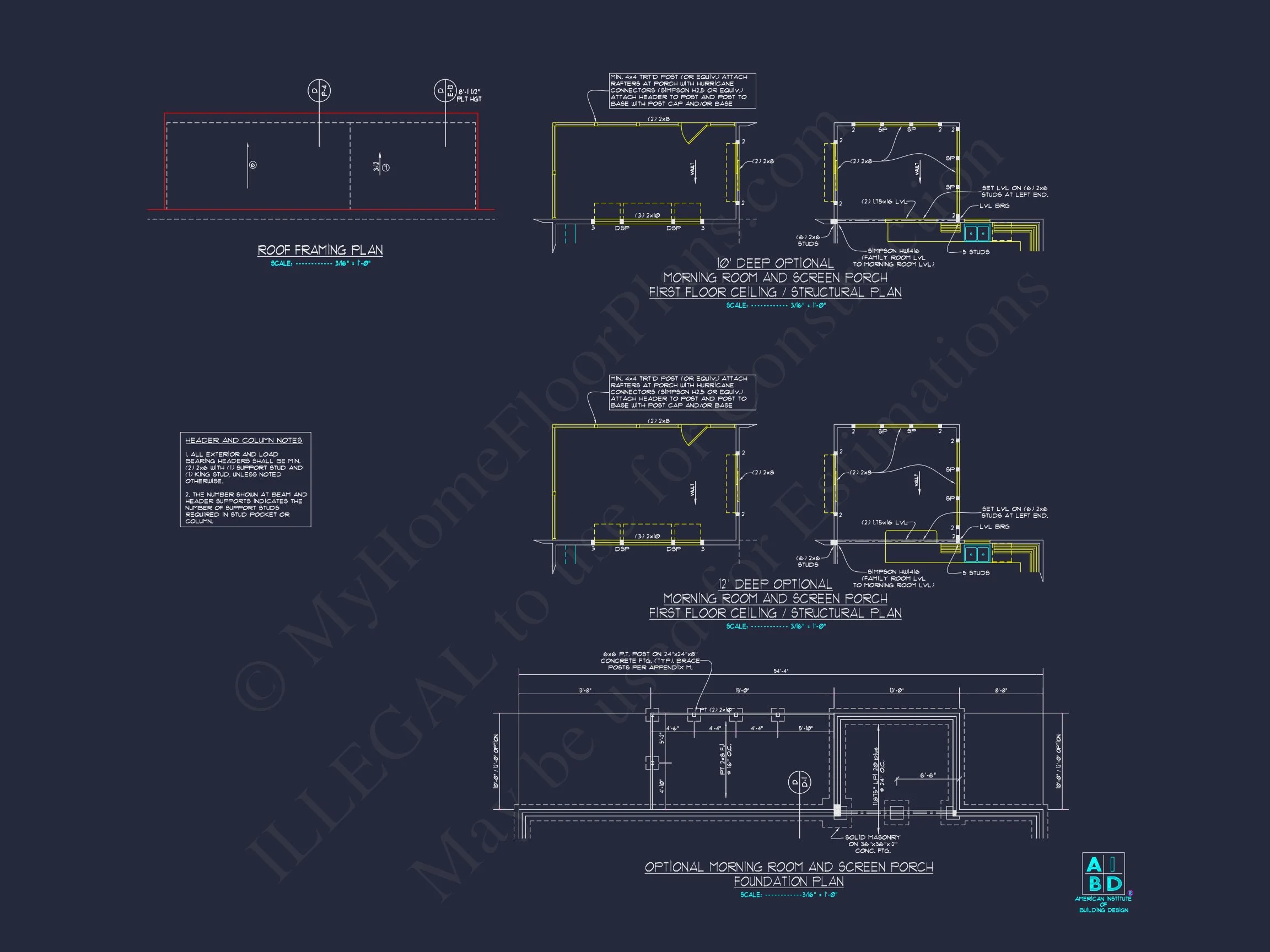 Stunning 5-Bedroom house Plan with Detailed CAD Architecture