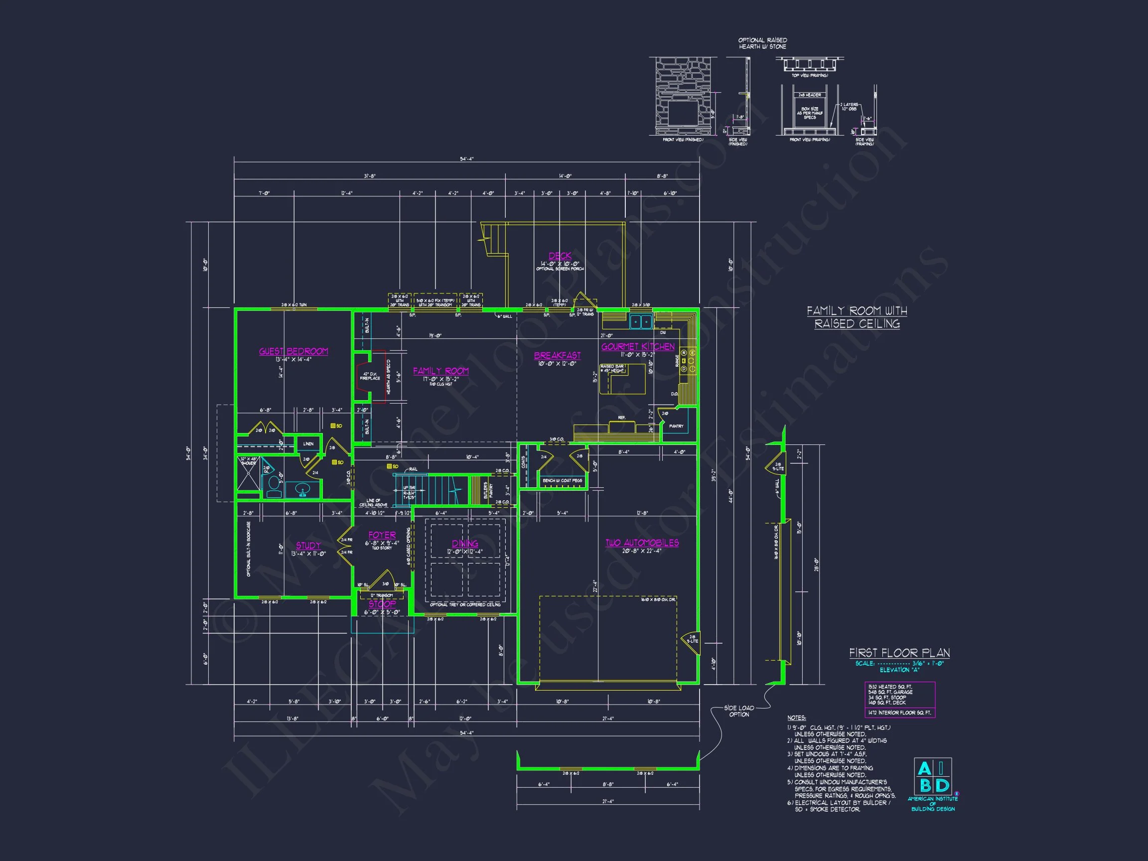 Stunning 5-Bedroom house Plan with Detailed CAD Architecture