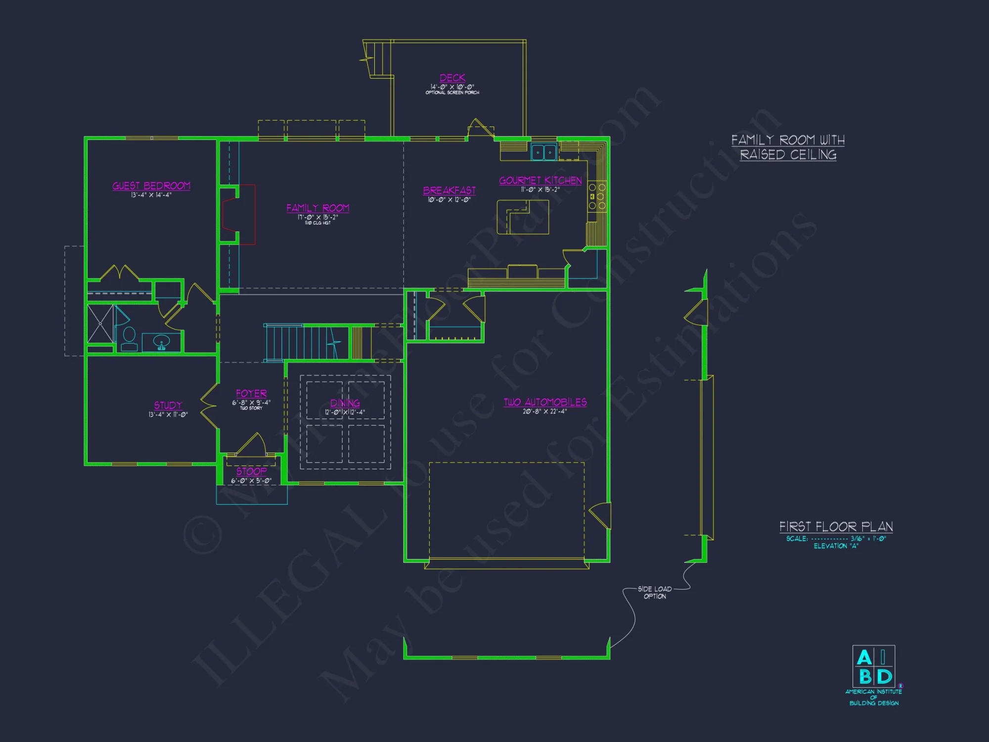 Stunning 5-Bedroom house Plan with Detailed CAD Architecture