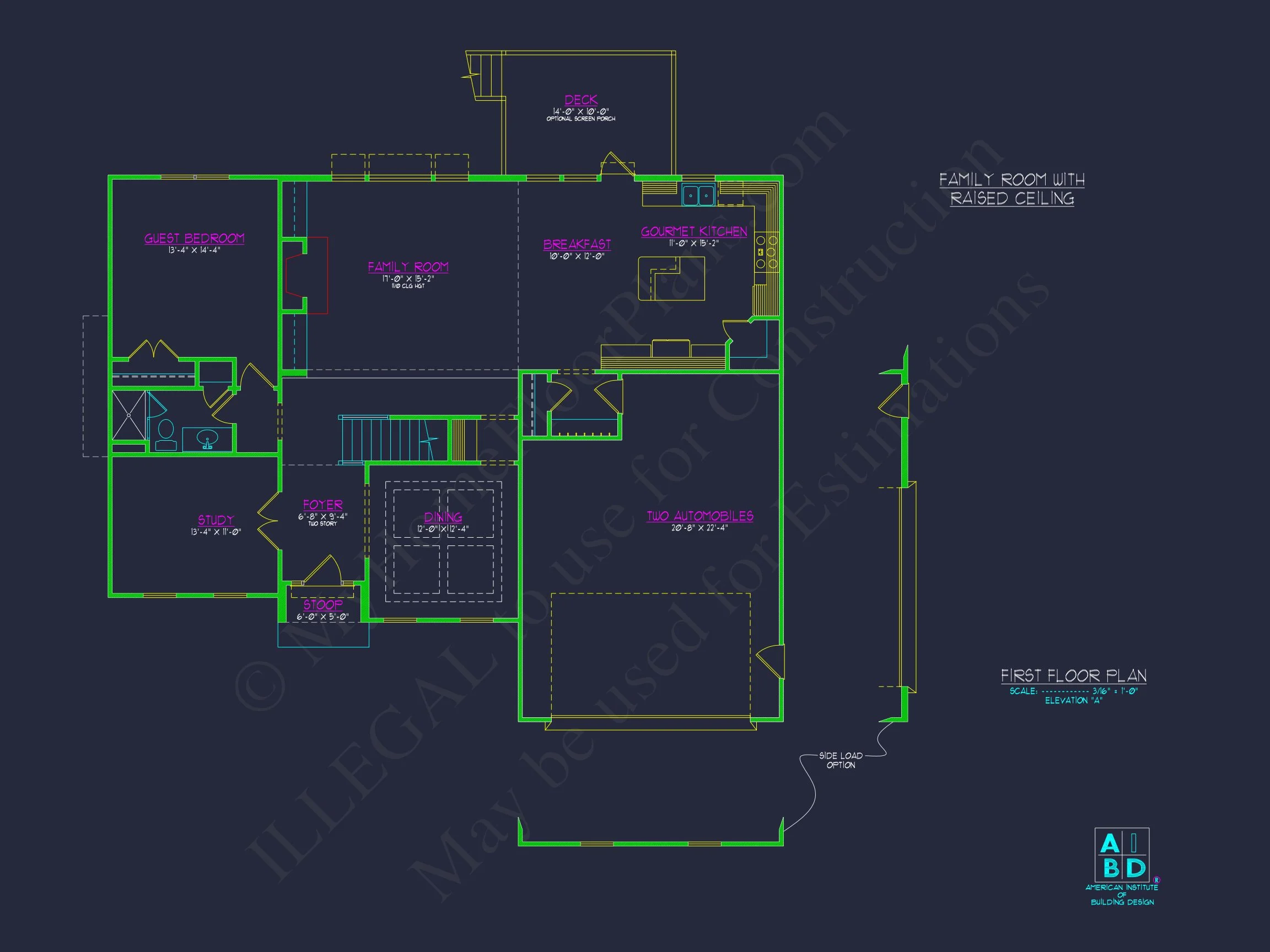 Stunning 5-Bedroom house Plan with Detailed CAD Architecture