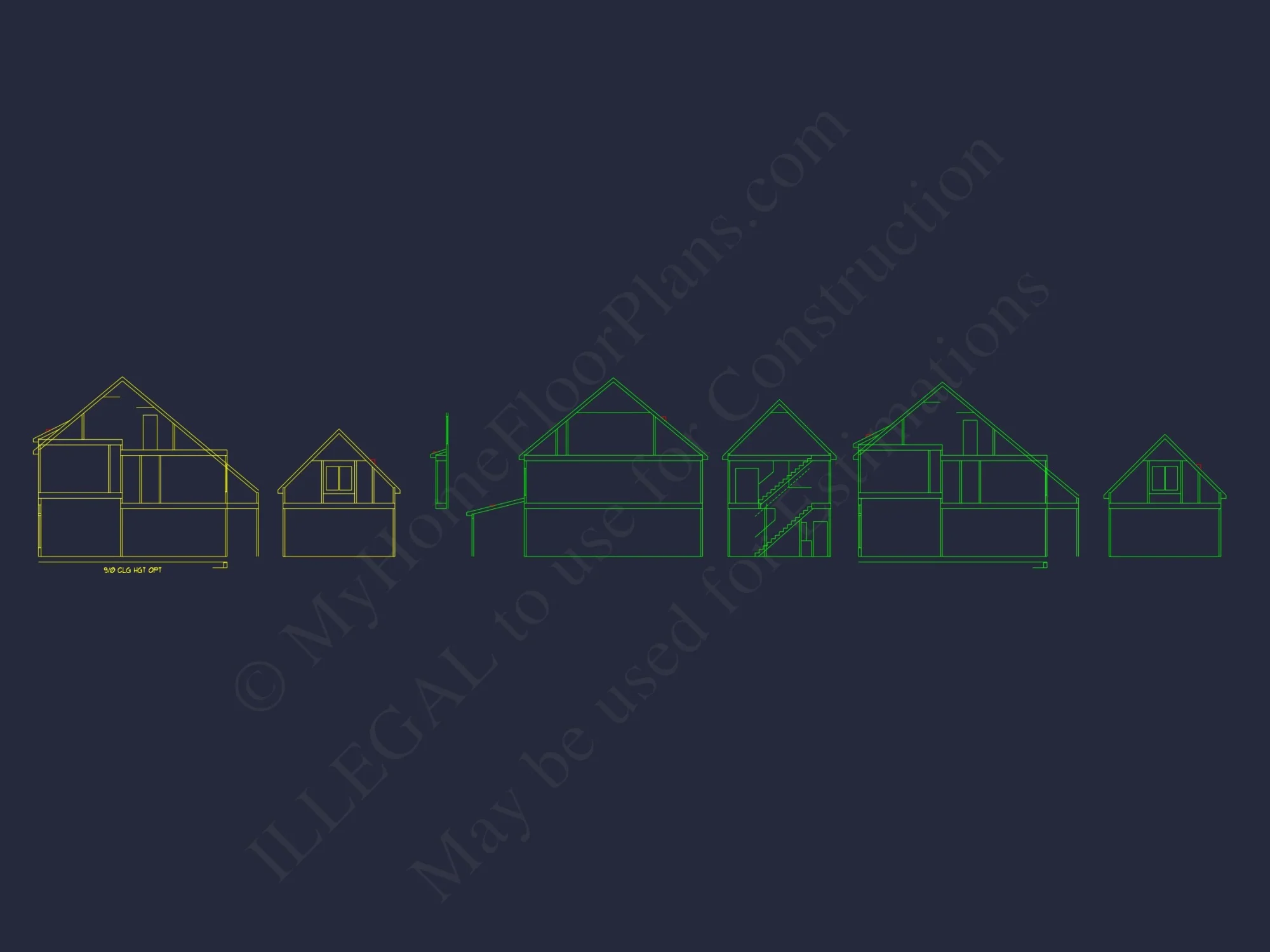 Stunning 5-Bedroom house Plan with Detailed CAD Architecture