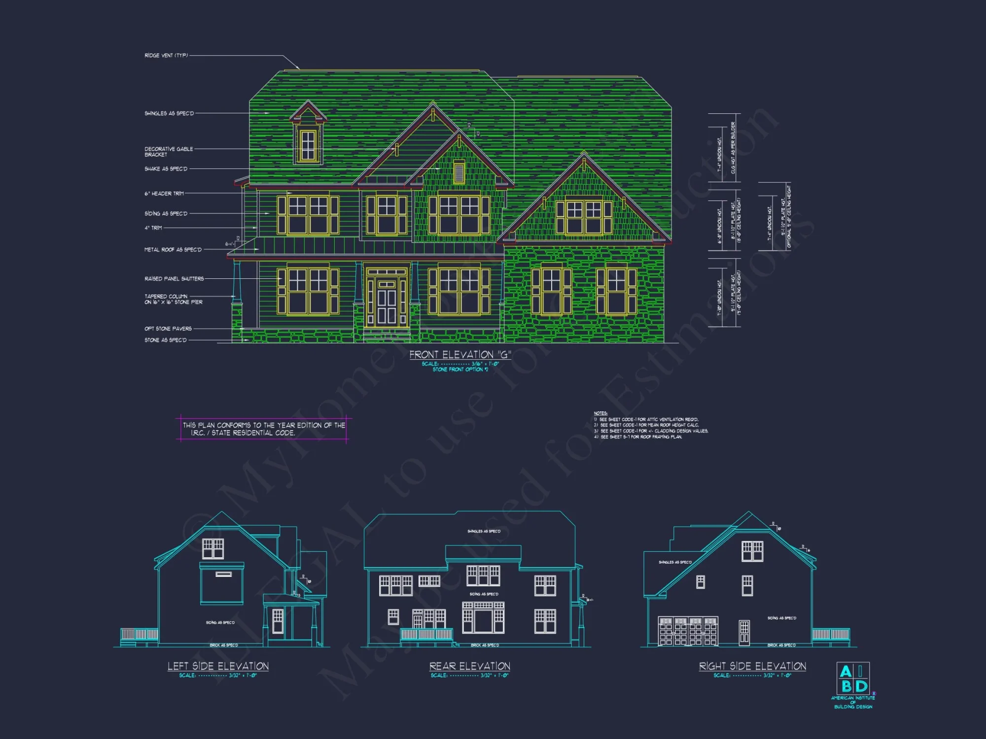 Stunning 5-Bedroom house Plan with Detailed CAD Architecture