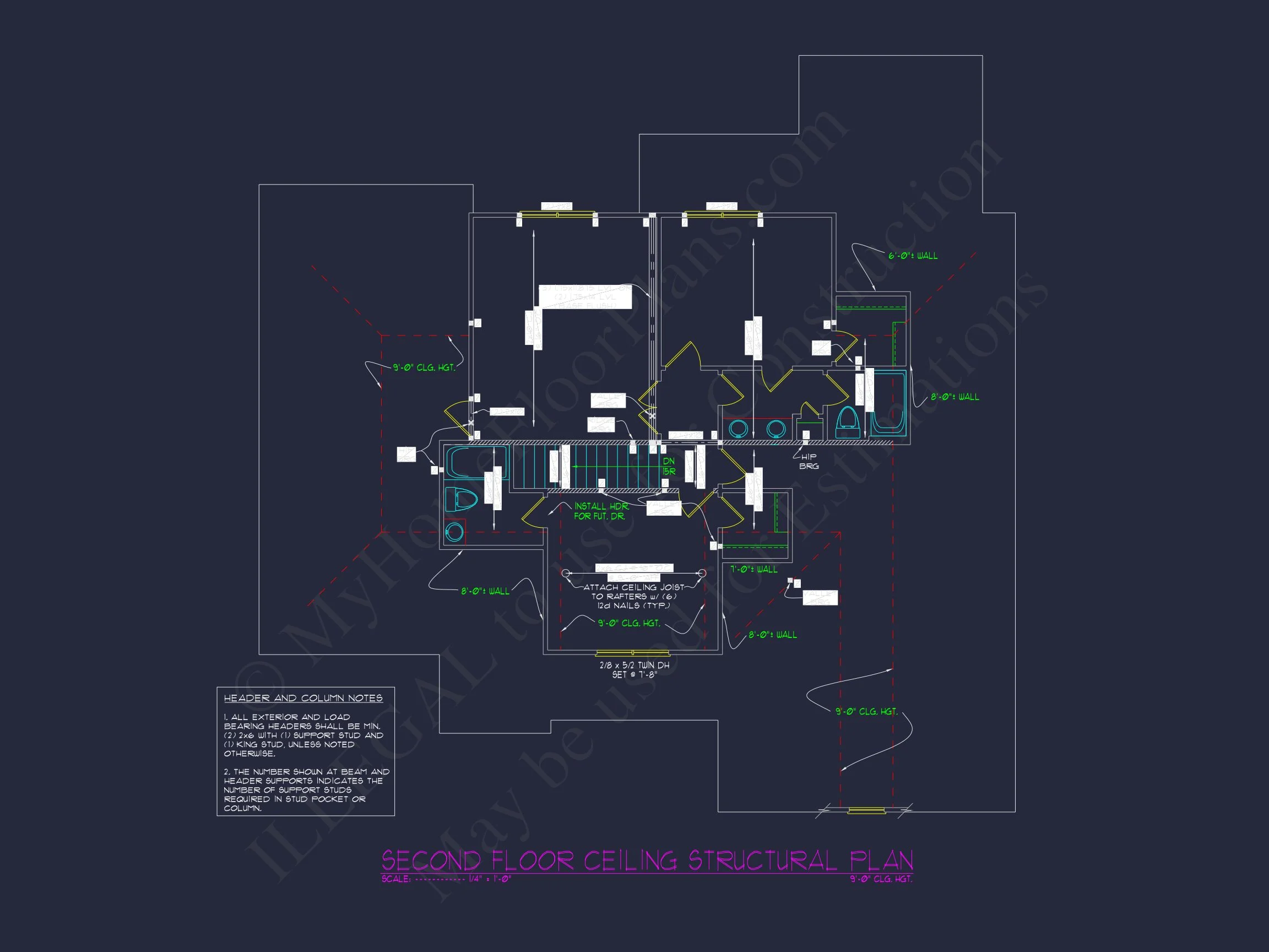 Custom house Plan with Blueprint & CAD