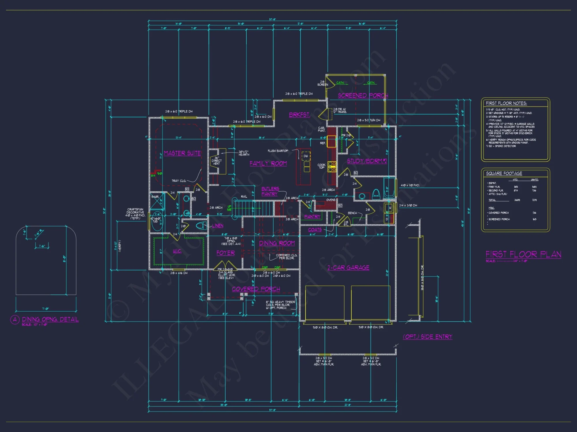 Custom house Plan with Blueprint & CAD