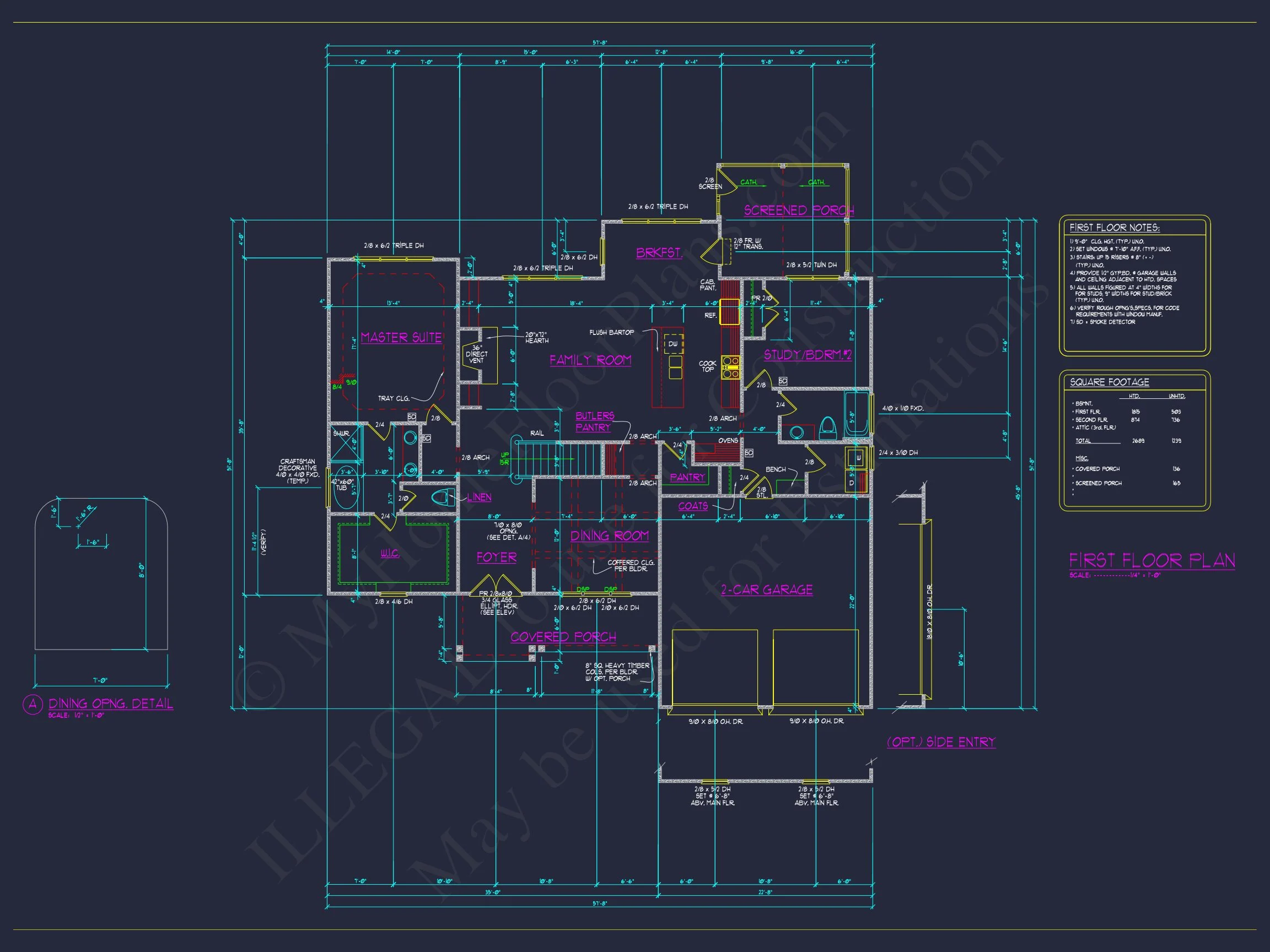 Custom house Plan with Blueprint & CAD