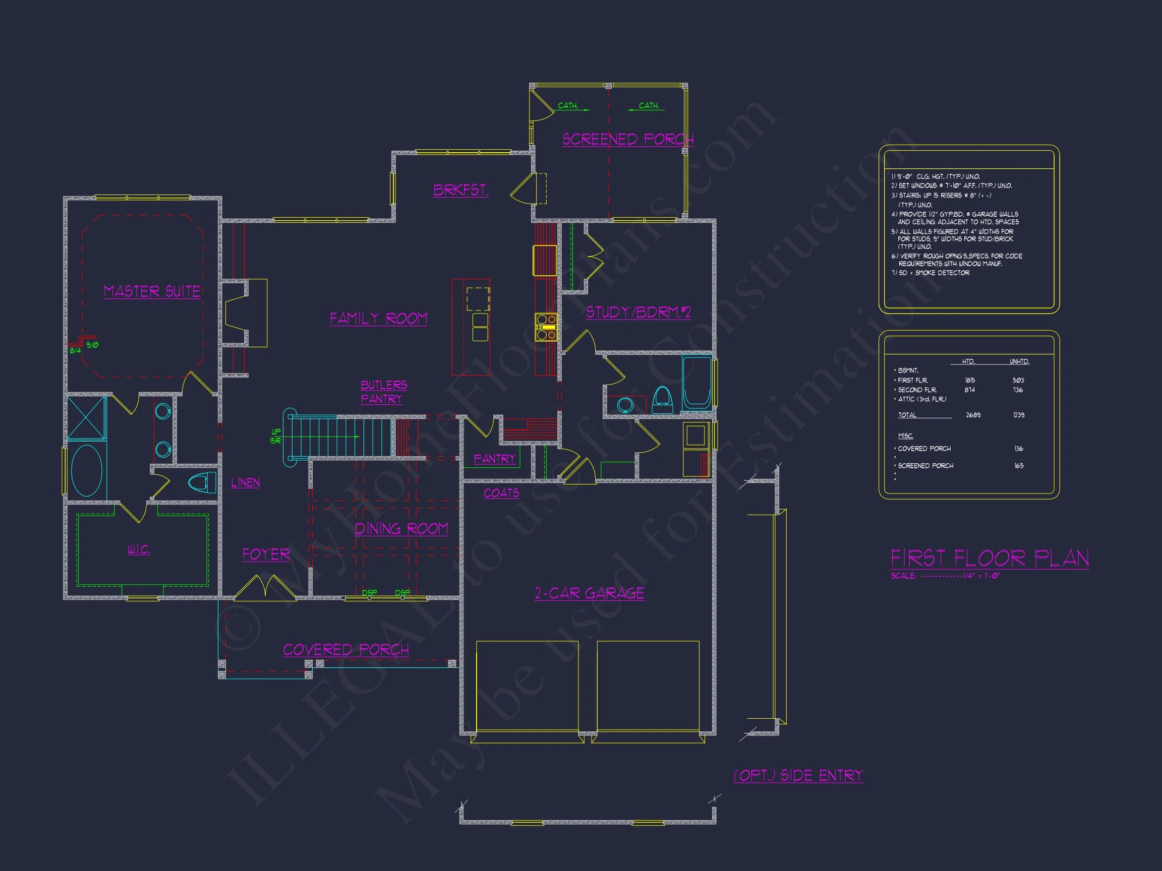 Custom house Plan with Blueprint & CAD
