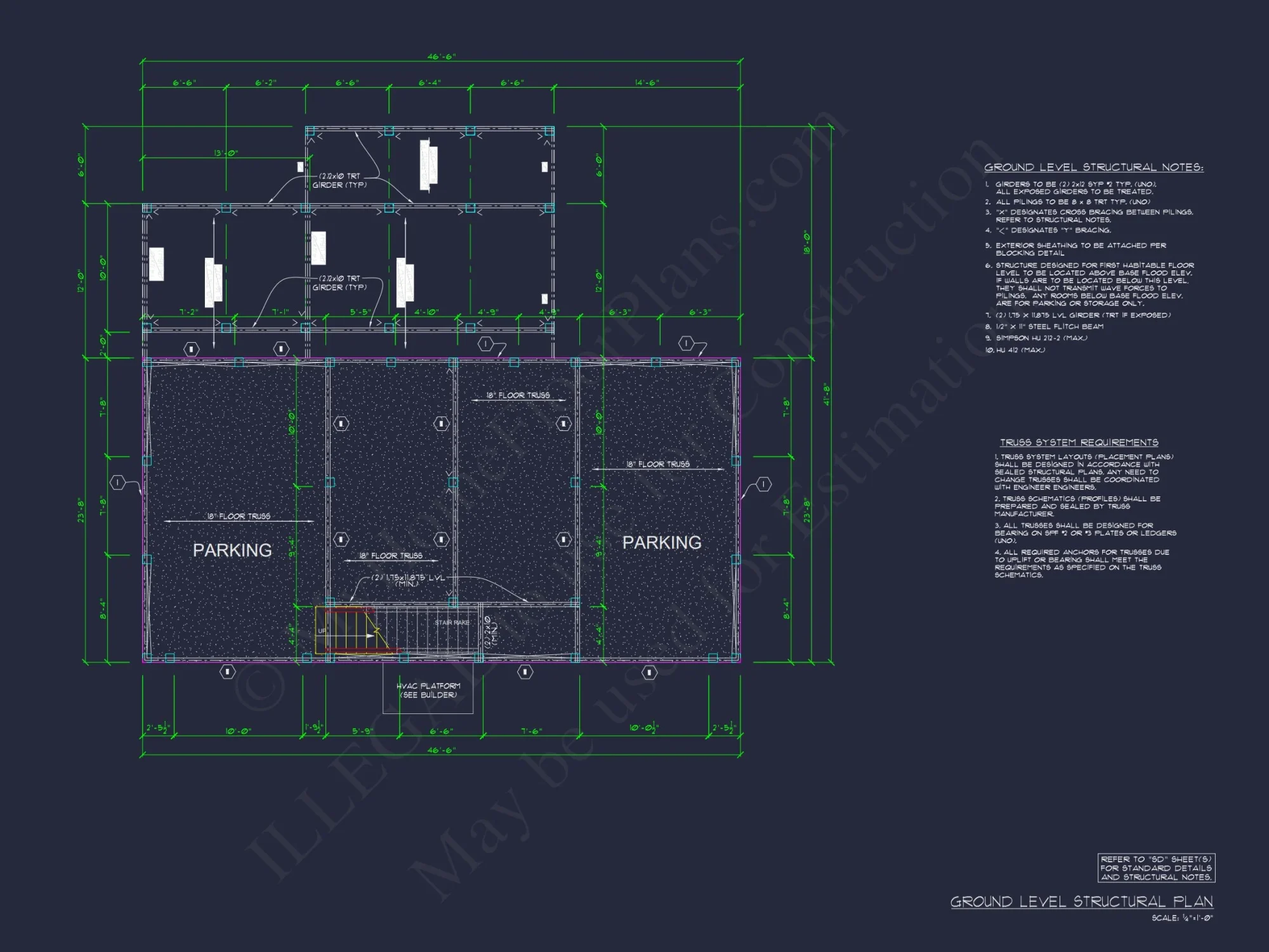 Modern Coastal house Plan with Open Concept and Ocean Views