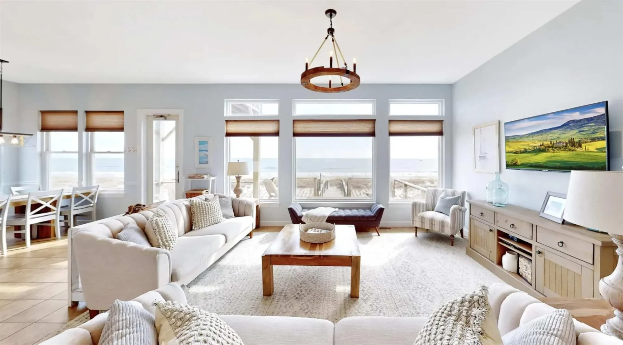 Modern Coastal house Plan with Open Concept and Ocean Views