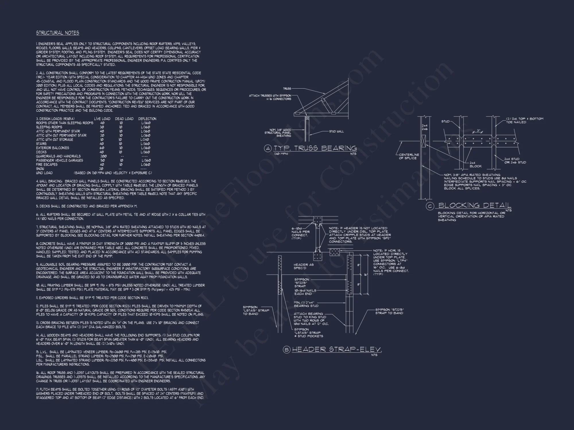 Modern Coastal house Plan with Open Concept and Ocean Views
