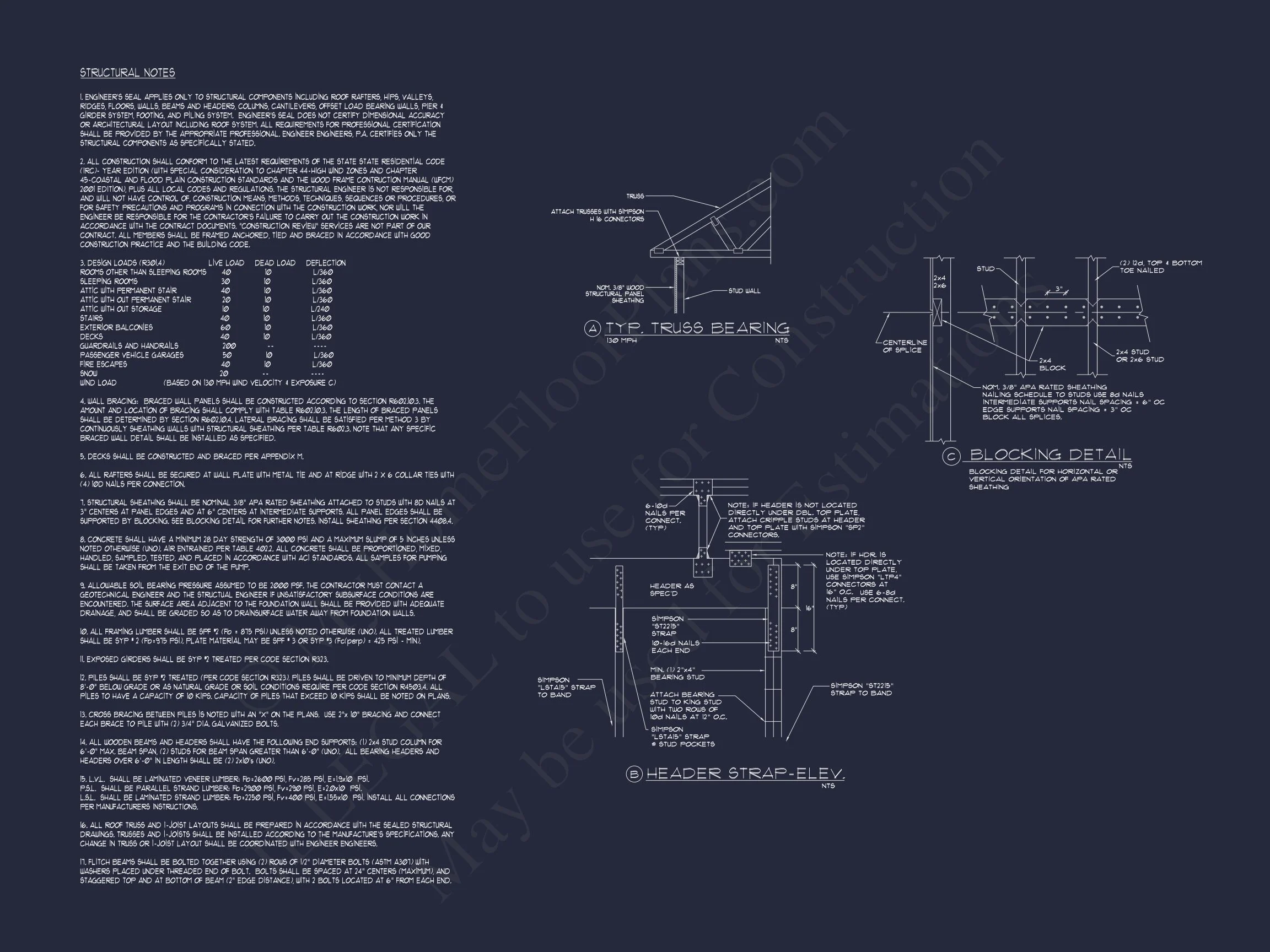 Modern Coastal house Plan with Open Concept and Ocean Views