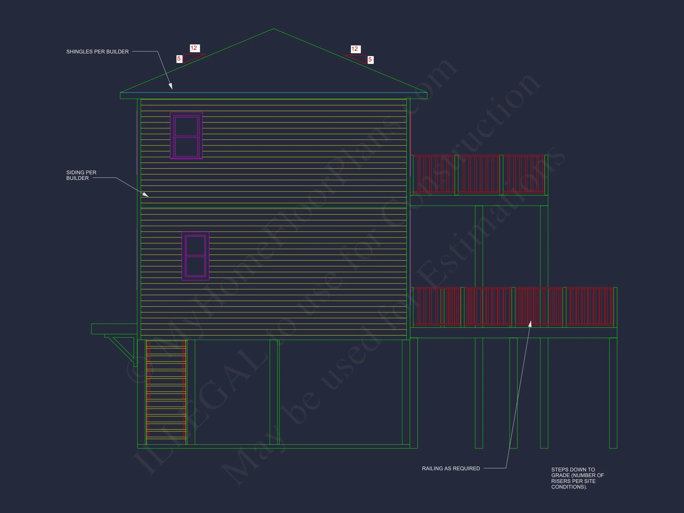 Modern Coastal house Plan with Open Concept and Ocean Views