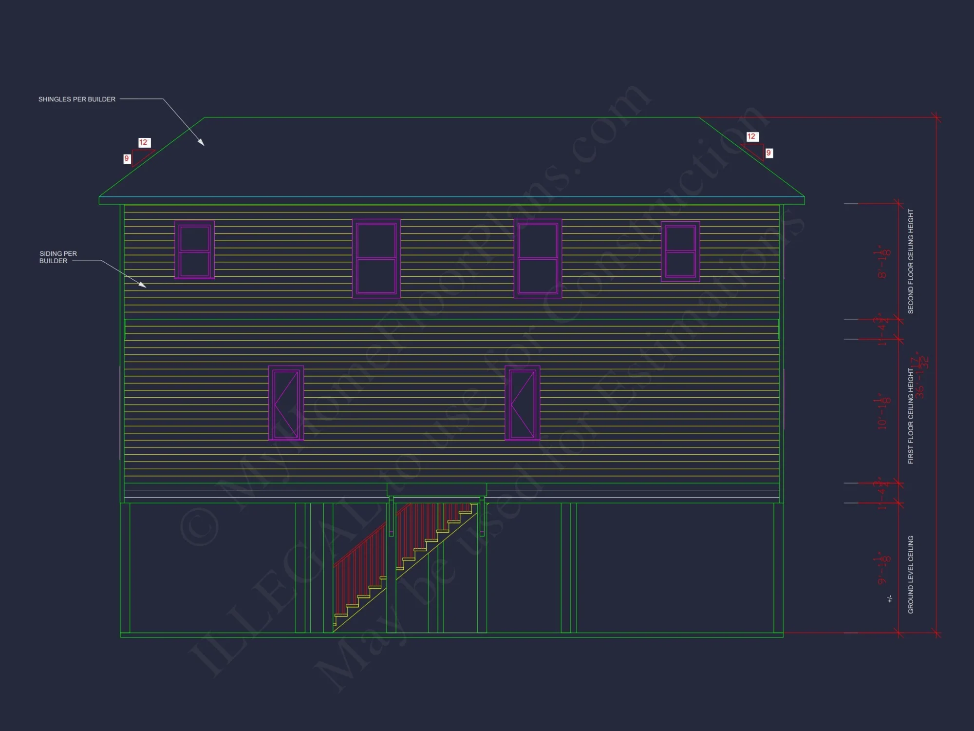 Modern Coastal house Plan with Open Concept and Ocean Views