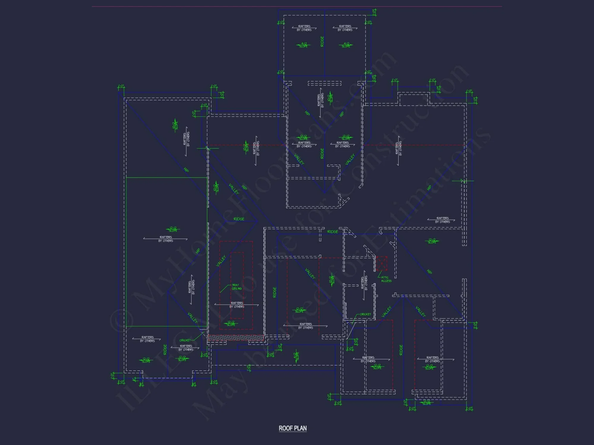 2-Story CAD Blueprint Designs