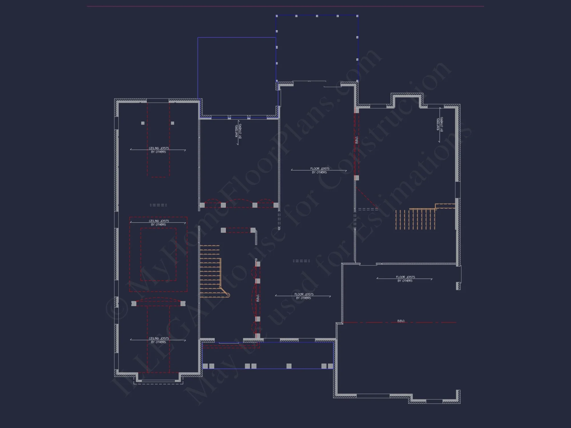 2-Story CAD Blueprint Designs