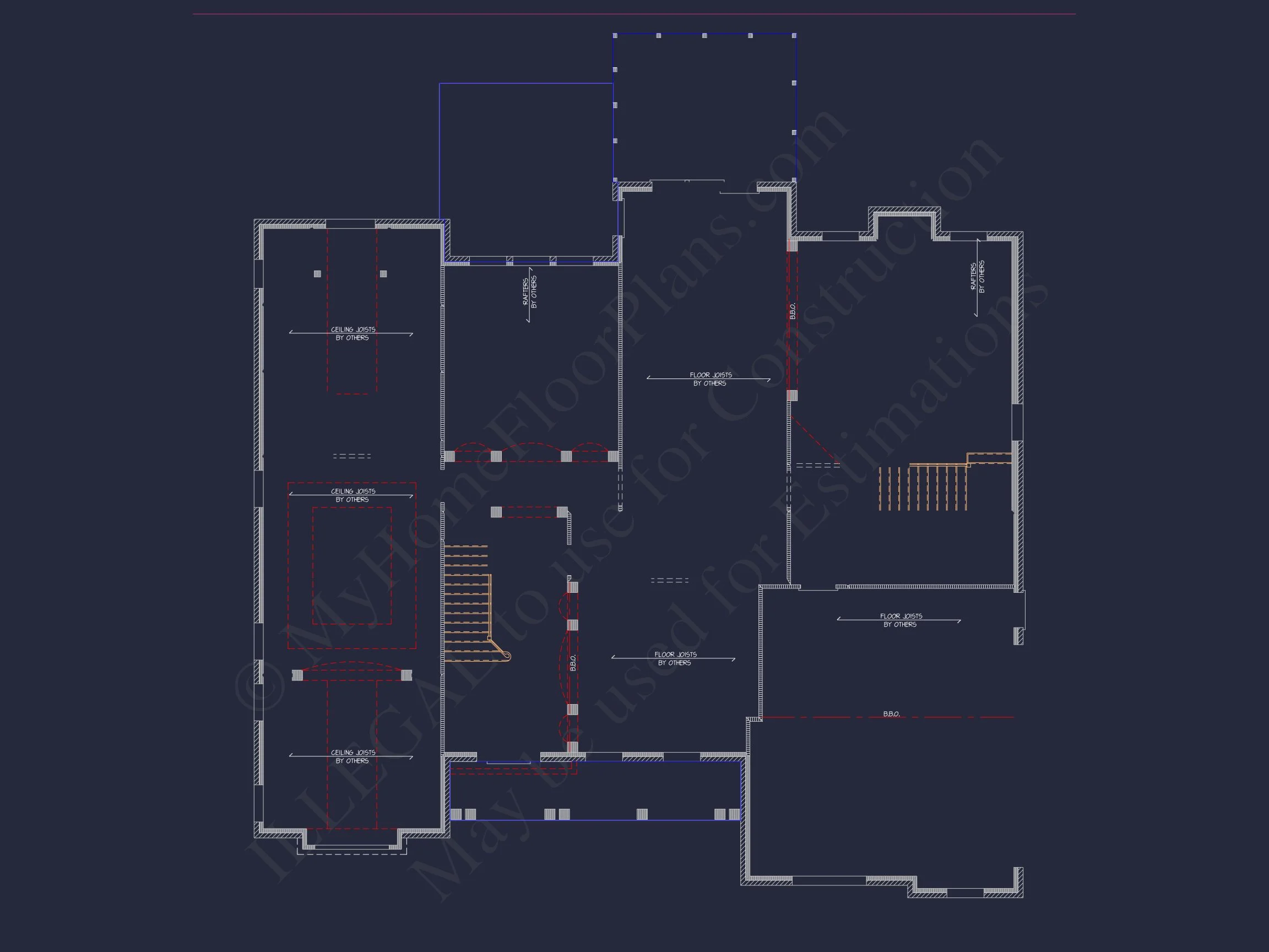 2-Story CAD Blueprint Designs