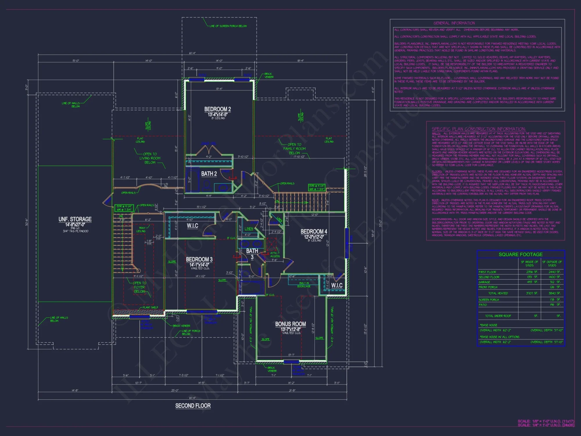 Traditional 4-Bedroom house Plan