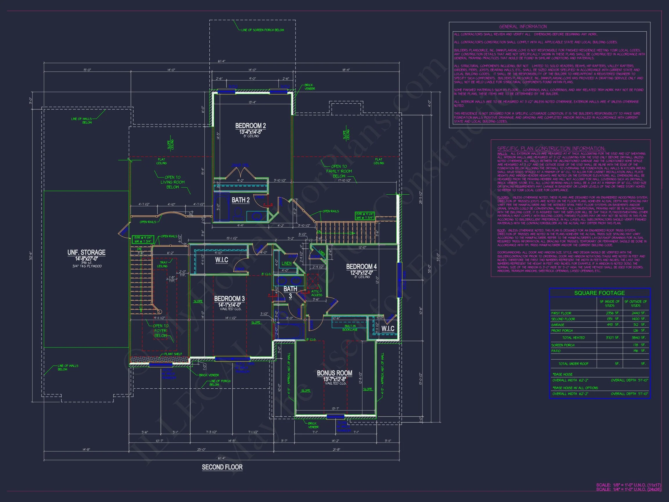 Traditional 4-Bedroom house Plan