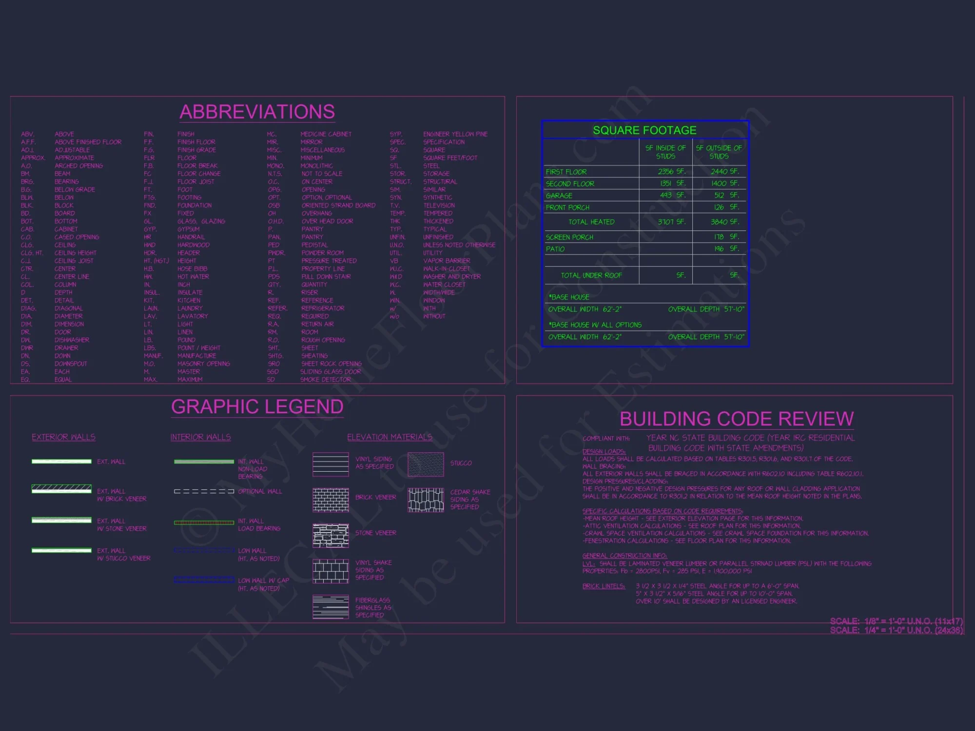 2-Story CAD Blueprint Designs