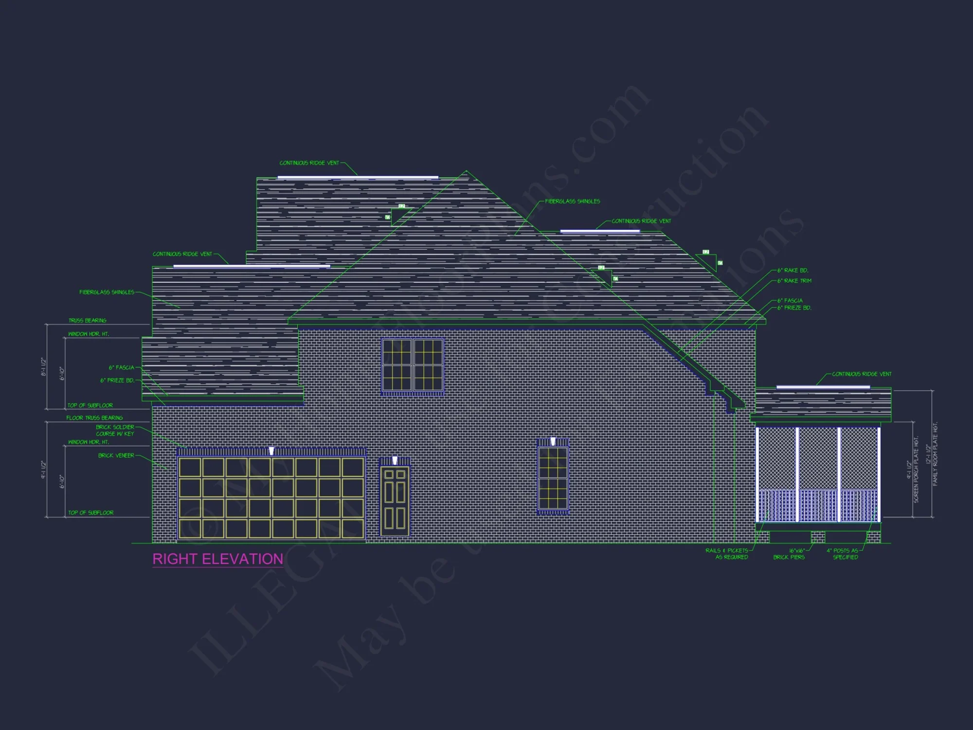 2-Story CAD Blueprint Designs