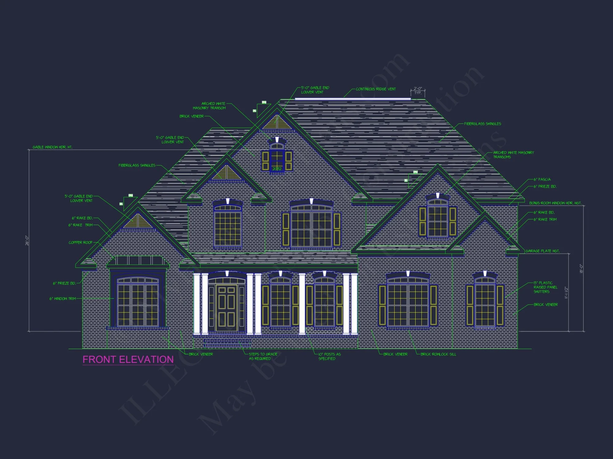2-Story CAD Blueprint Designs