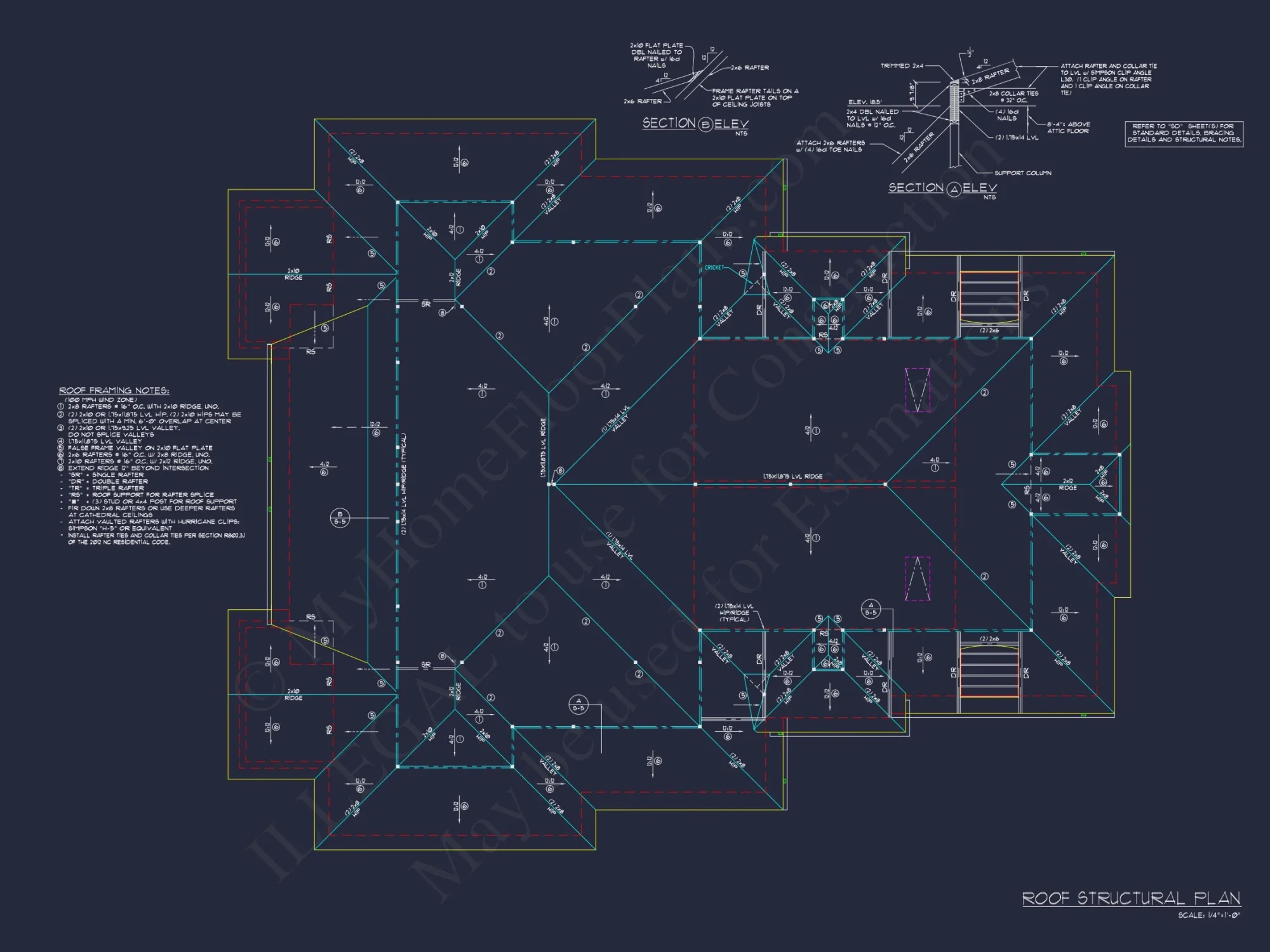 Modern Duplex house Plan – Spacious CAD Floor Designs