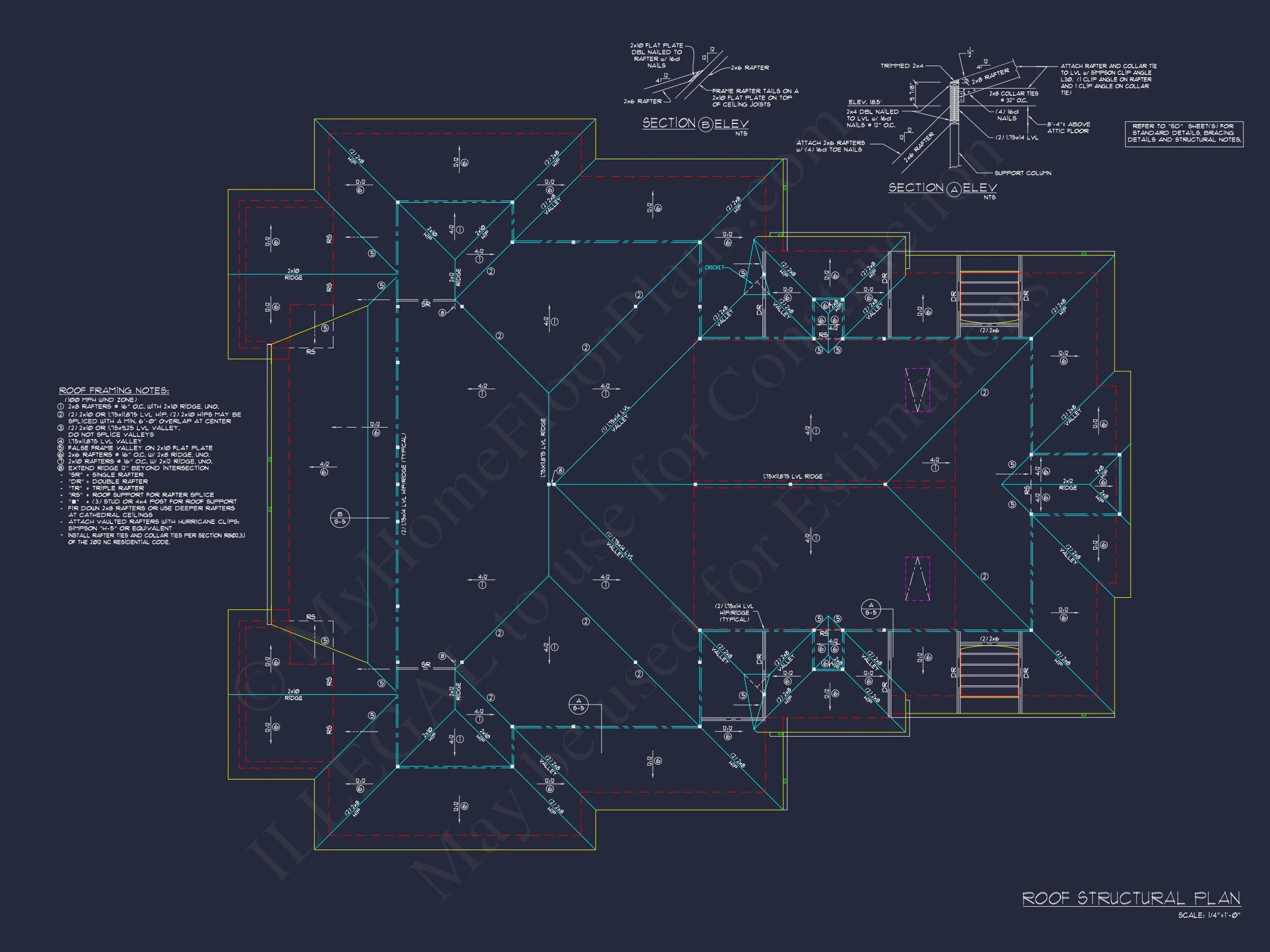 Modern Duplex house Plan – Spacious CAD Floor Designs