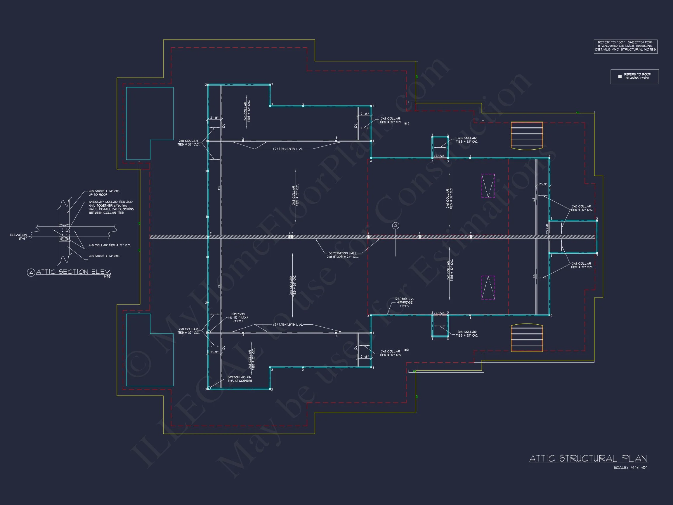 Modern Duplex house Plan – Spacious CAD Floor Designs