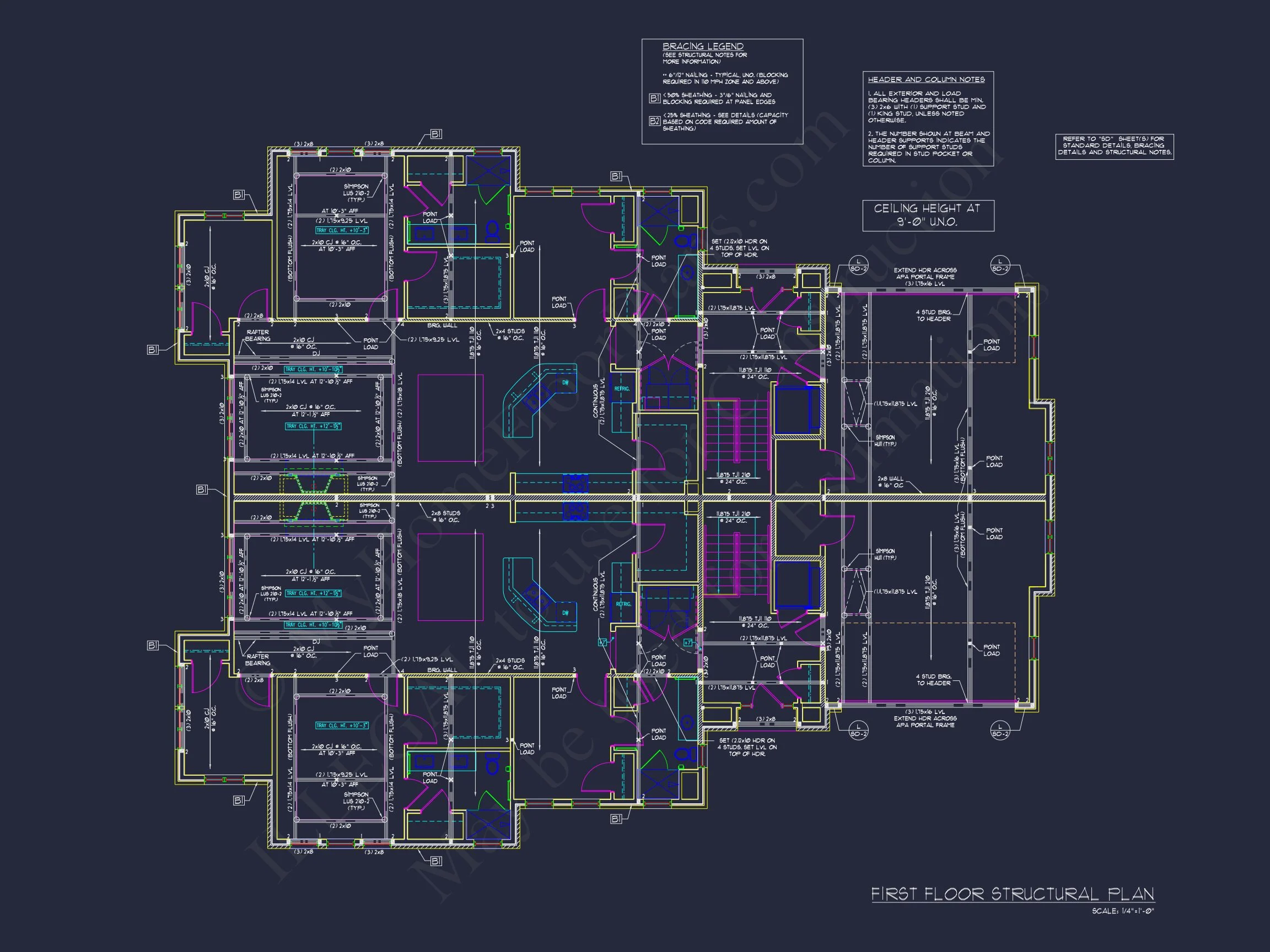 Modern Duplex house Plan – Spacious CAD Floor Designs