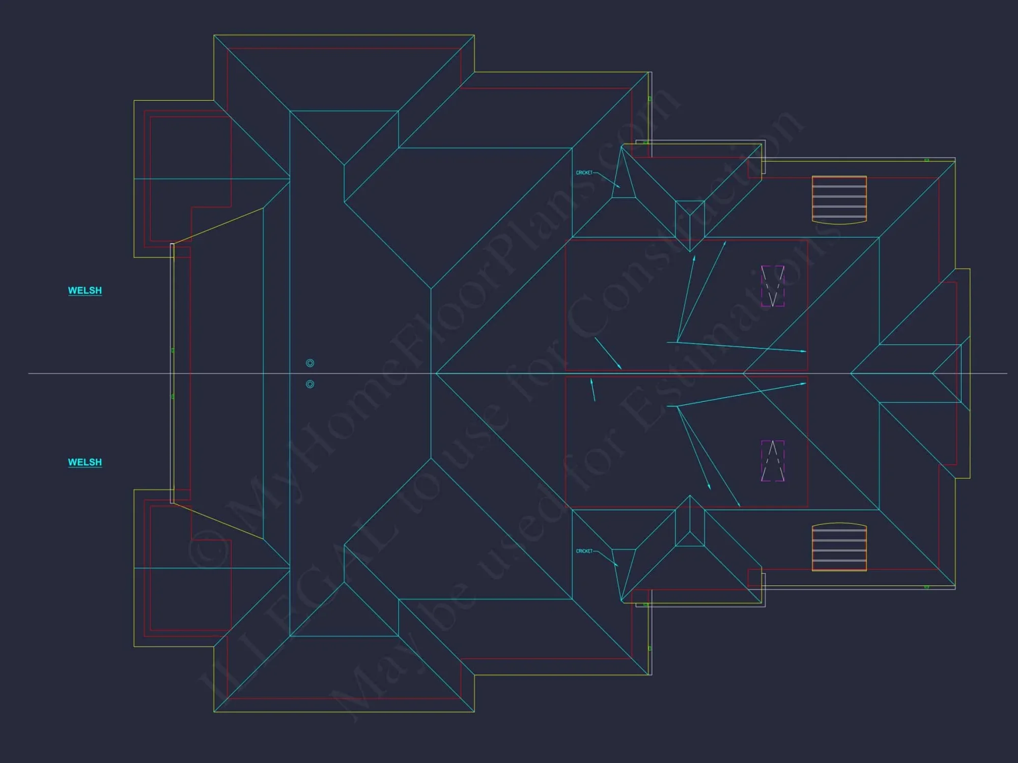 Modern Duplex house Plan – Spacious CAD Floor Designs