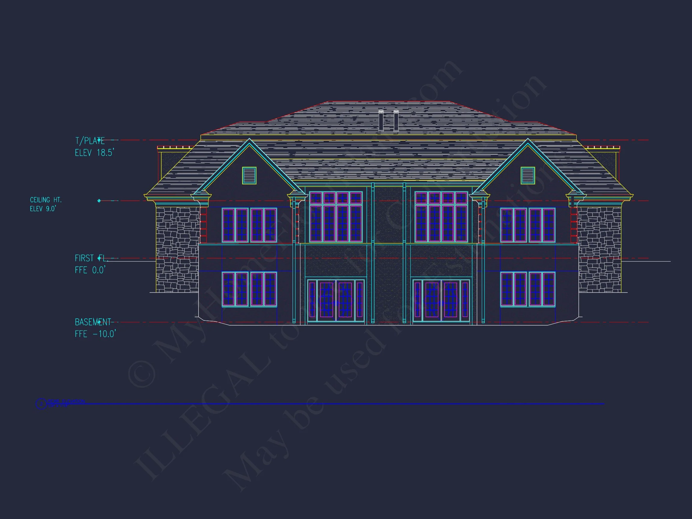 Modern Duplex house Plan – Spacious CAD Floor Designs