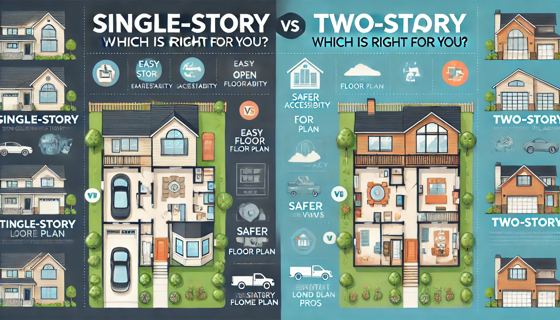 Single-Story vs. Two-Story house Plans: Which Is Right for You?
