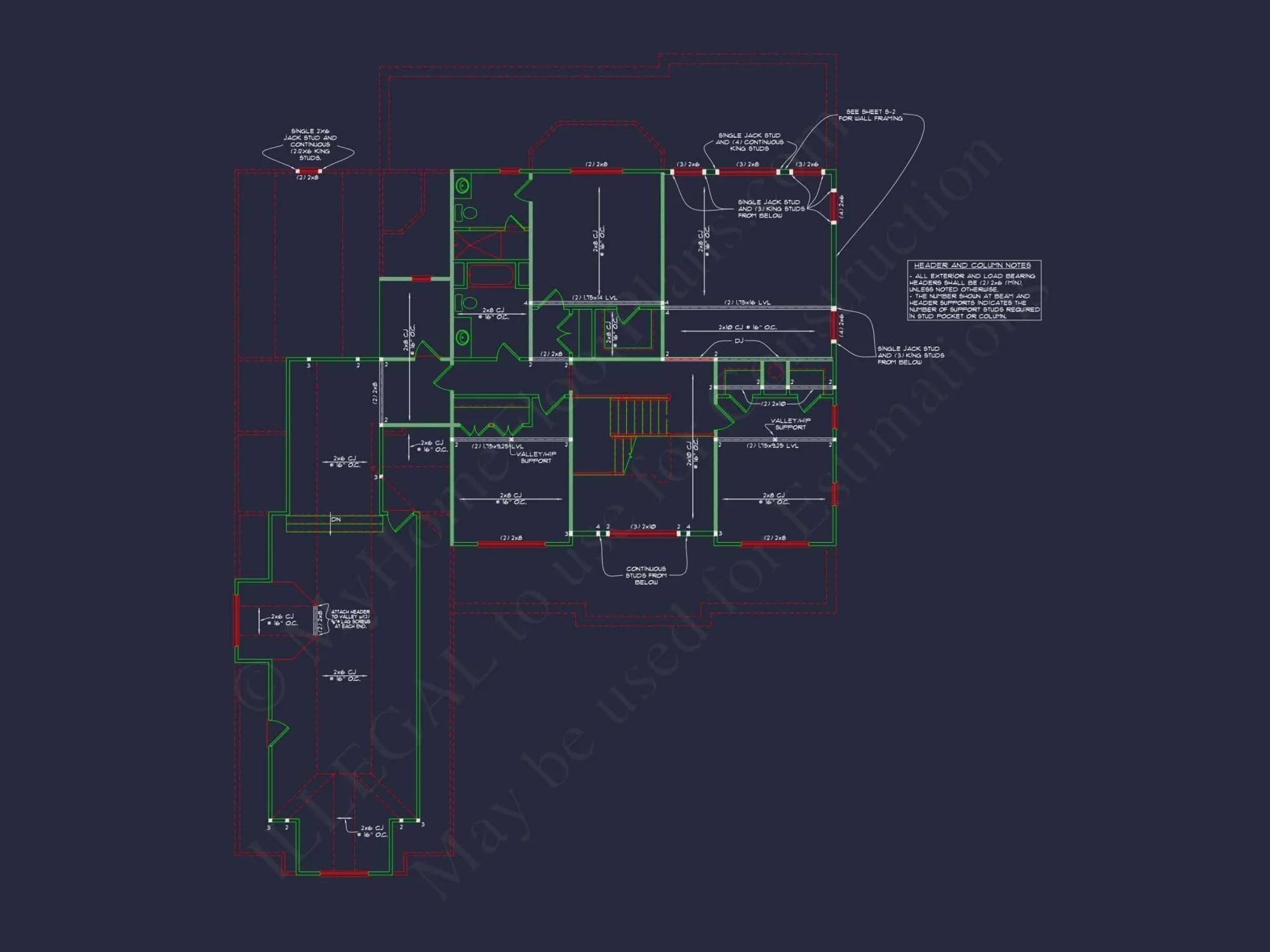 Elegant house Plan with 4 Bedrooms, Floor Plan, and CAD Design