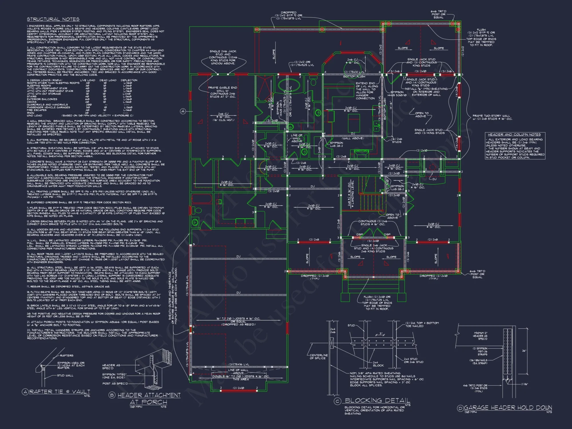 Elegant house Plan with 4 Bedrooms, Floor Plan, and CAD Design