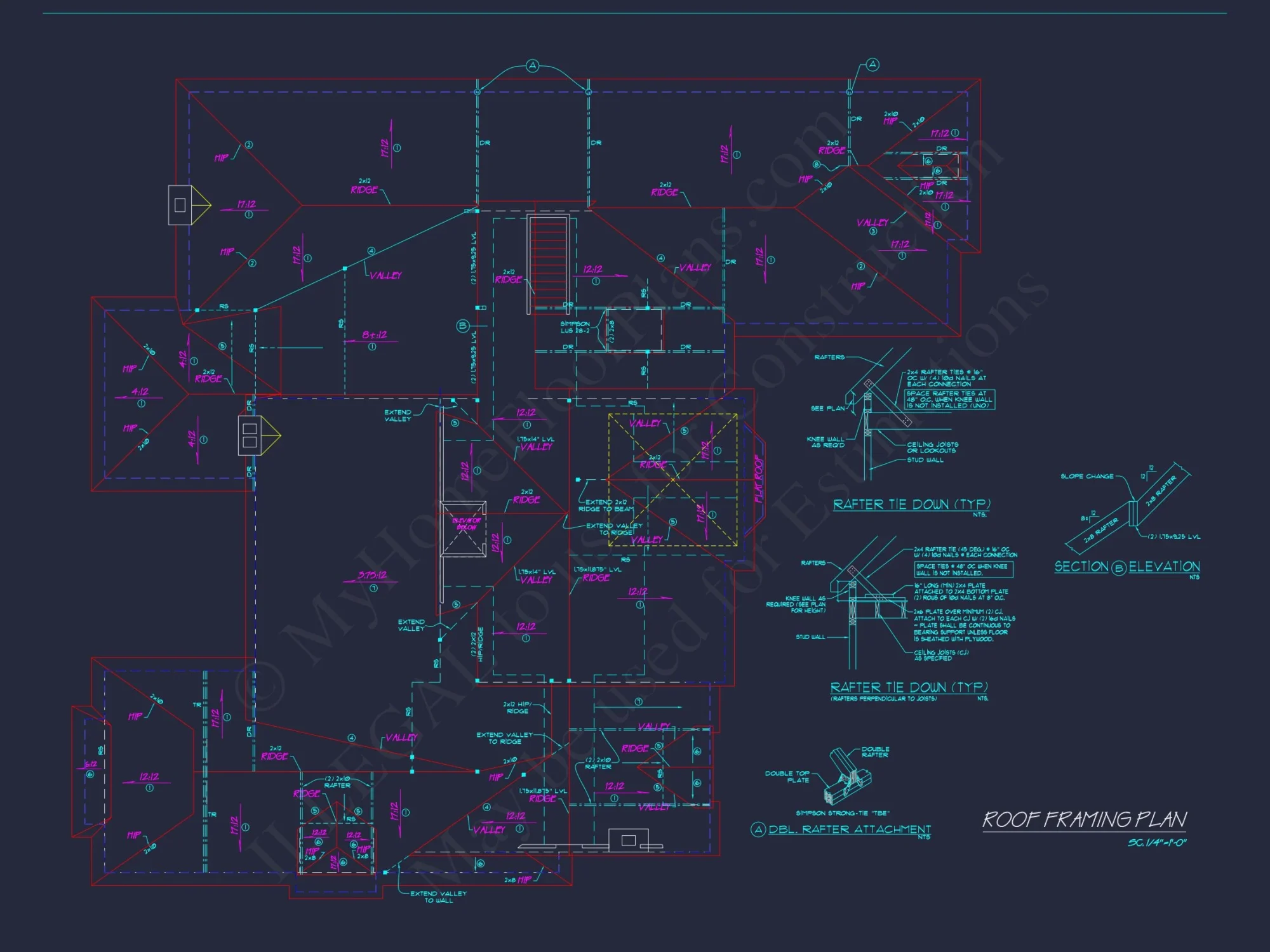 Luxury house Plan: 7782 Sq Ft, 5 Beds, 3 Story Blueprint