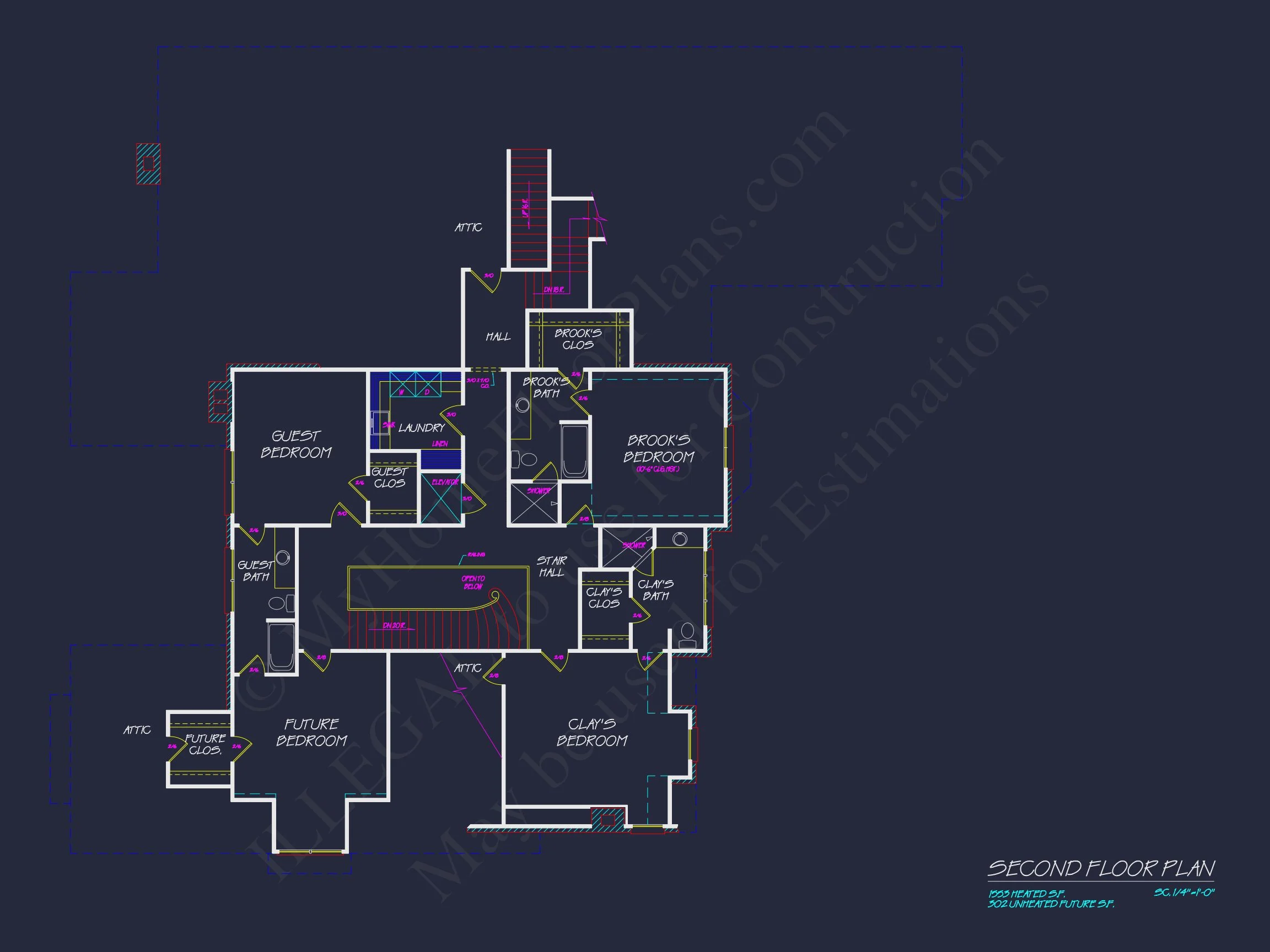 Luxury house Plan: 7782 Sq Ft, 5 Beds, 3 Story Blueprint