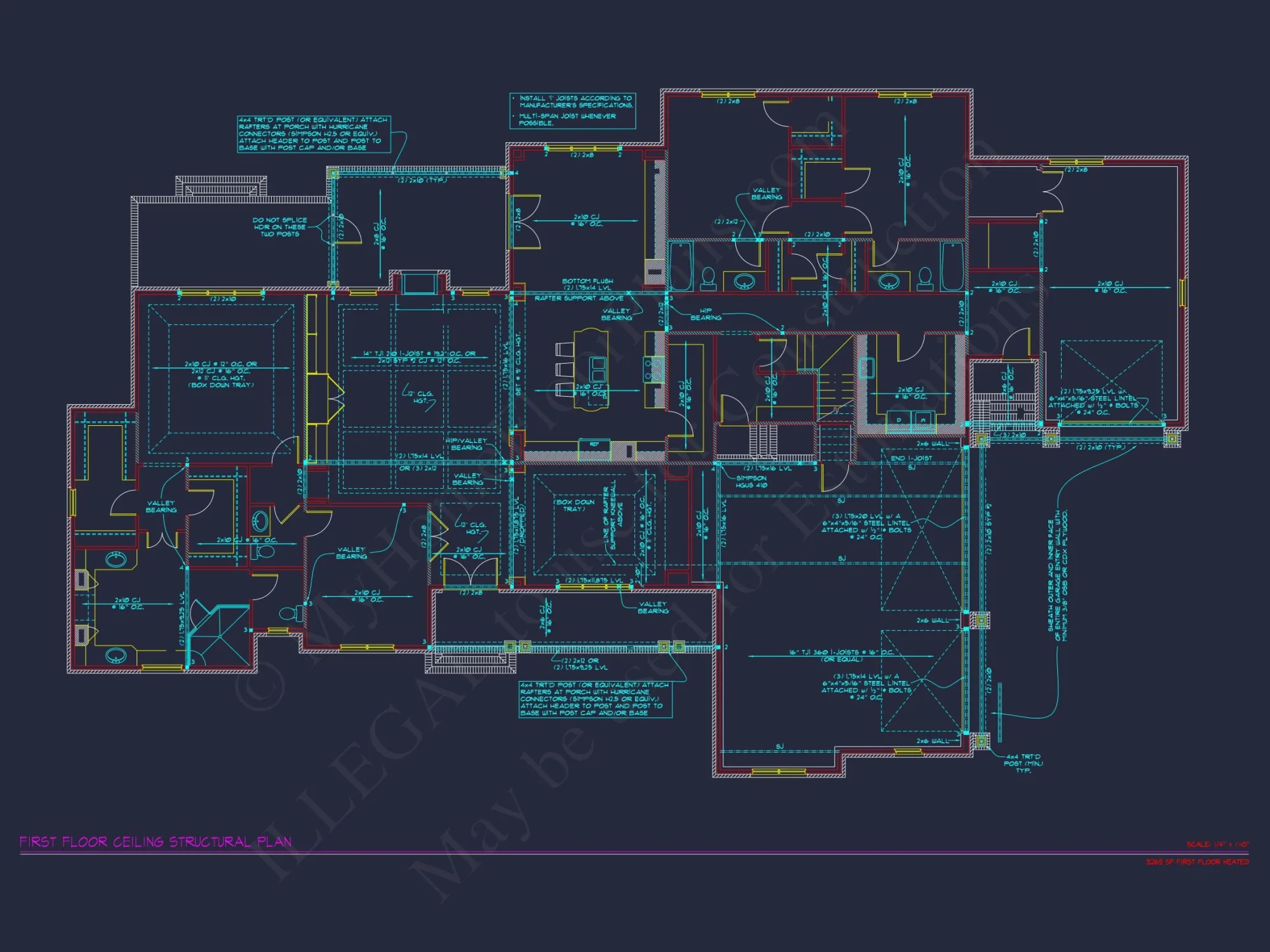 Traditional Tudor house Plan with 4485 Sq Ft Floor Plan & Blueprint