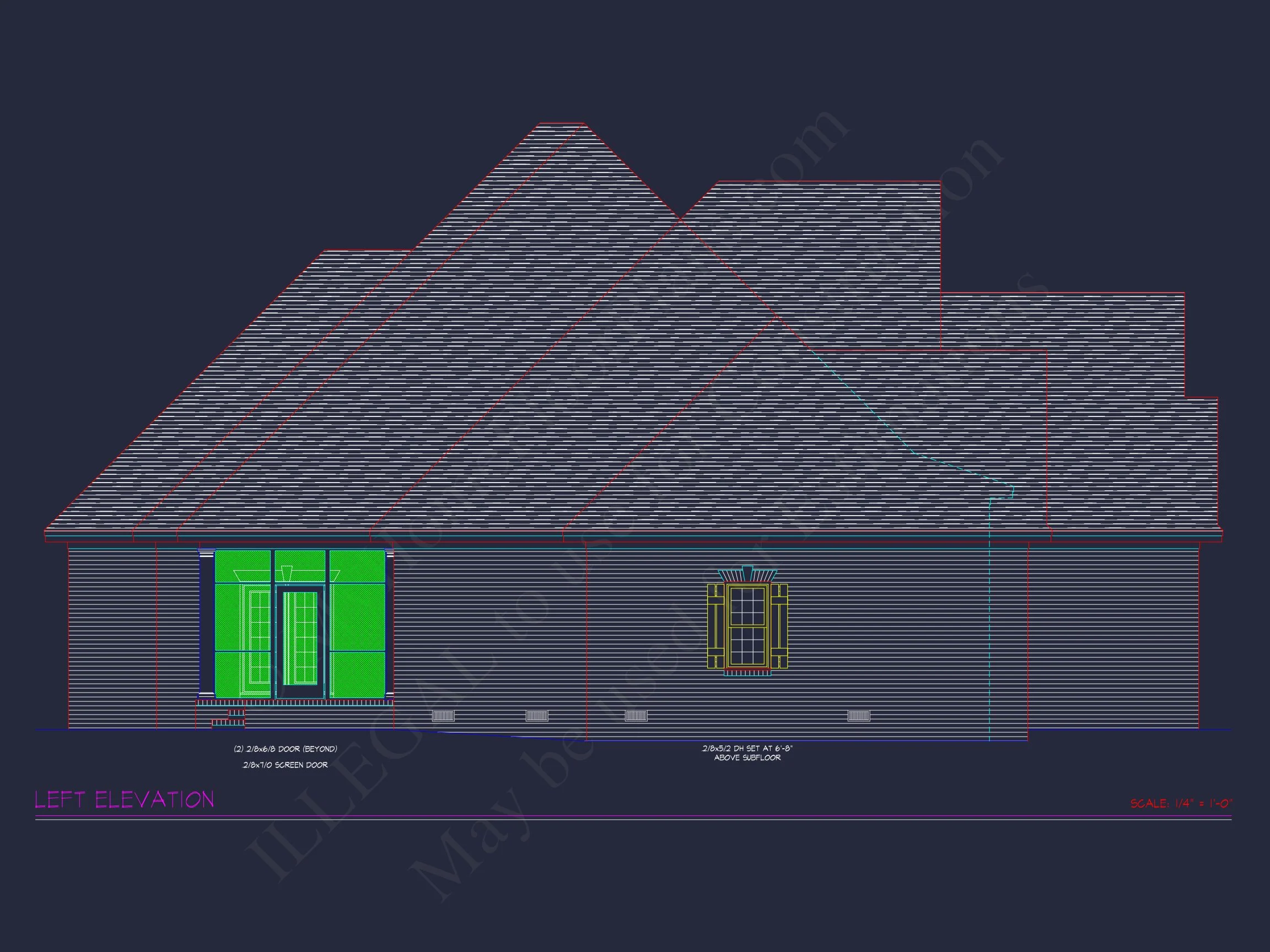 10-1538 HOUSE PLAN - Traditional Tudor House Plan with 4485 Sq Ft Floor Plan & Blueprint 5 Traditional Tudor house Plan with 4485 Sq Ft Floor Plan & Blueprint