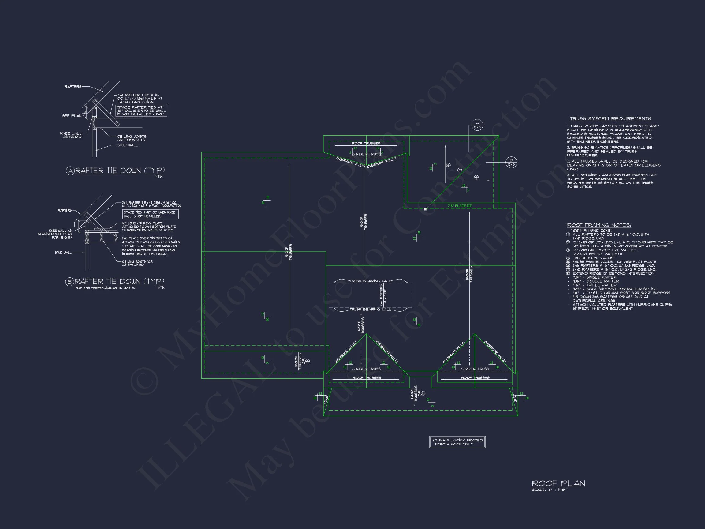 9-1671 HOUSE PLAN - Spacious 3-Story House Plan with 4 Bedrooms and CAD Designs 14 Spacious 3-Story house Plan with 4 Bedrooms and CAD Designs