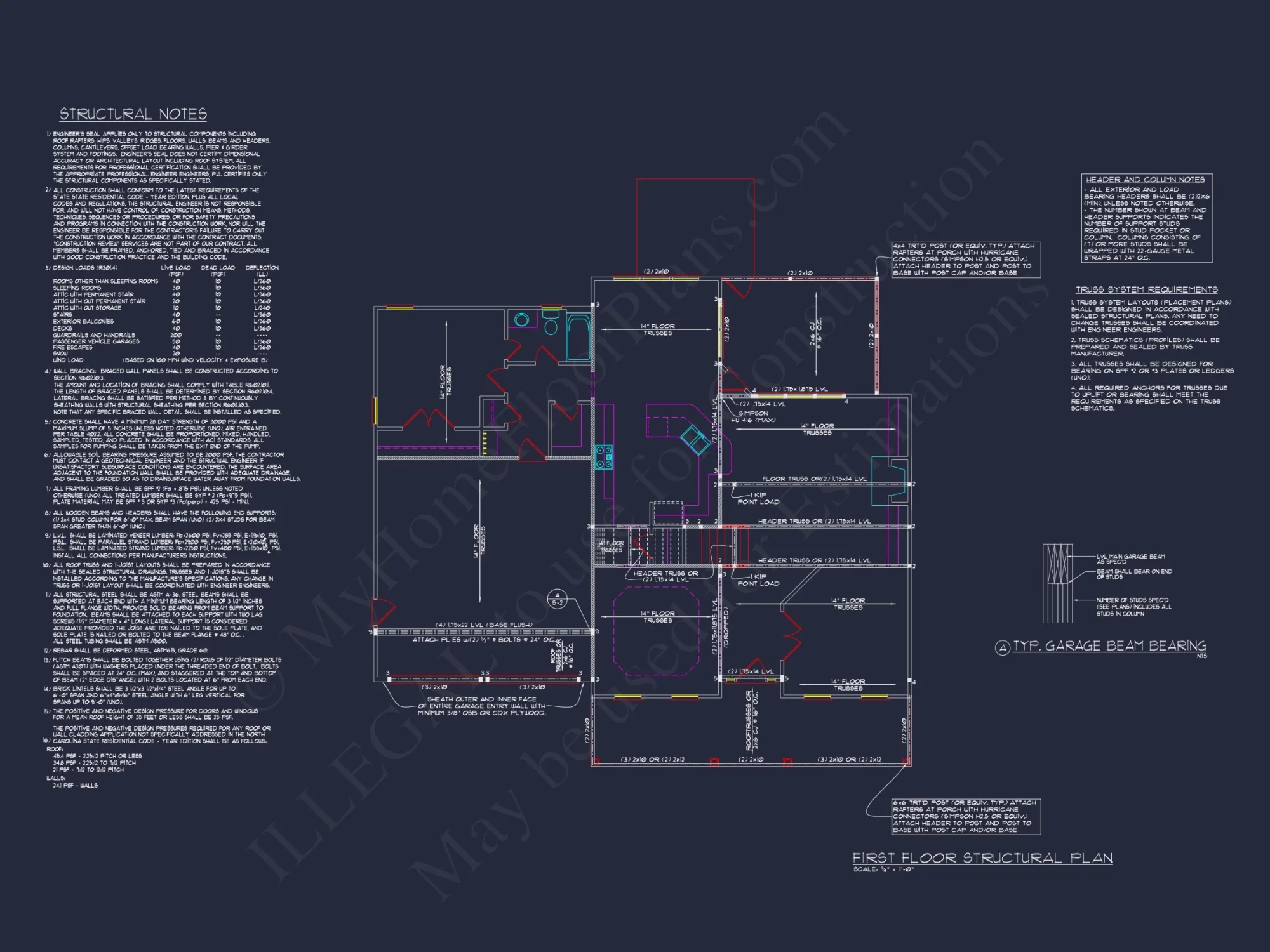 Spacious 3-Story house Plan with 4 Bedrooms and CAD Designs