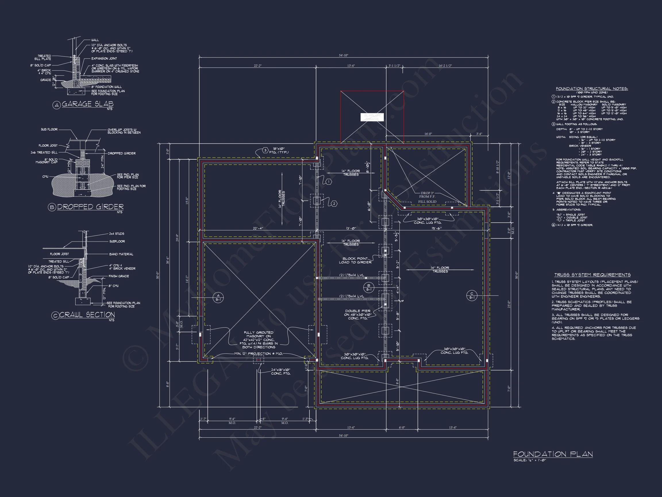 9-1671 HOUSE PLAN - Spacious 3-Story House Plan with 4 Bedrooms and CAD Designs 10 Spacious 3-Story house Plan with 4 Bedrooms and CAD Designs