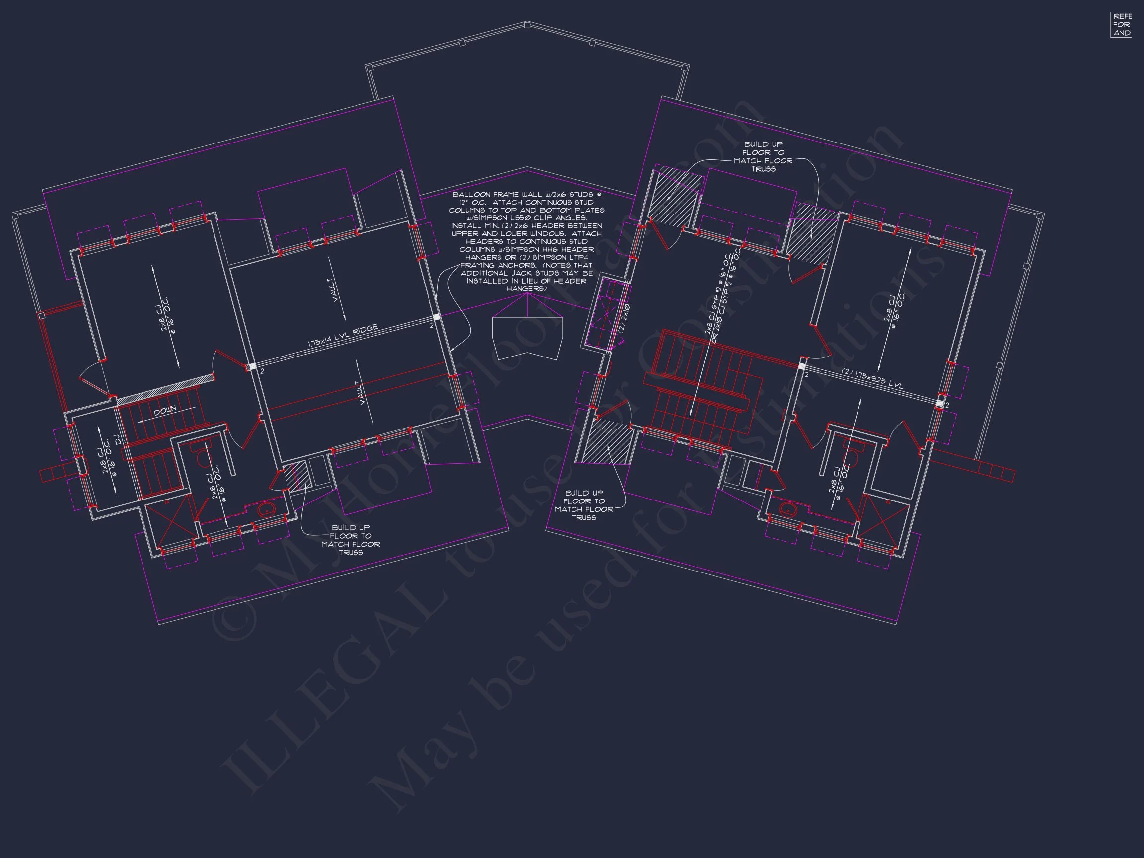 9-1657 HOUSE PLAN - Beach House Plan 4452 Sq Ft | 4 Bed | 4 Bath | 3 Story Blueprint 19 4 Bath
