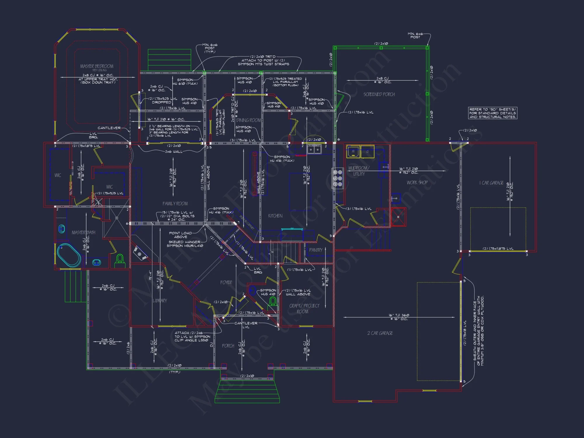 Traditional 4-Bedroom Country house Plan & Blueprint Designs