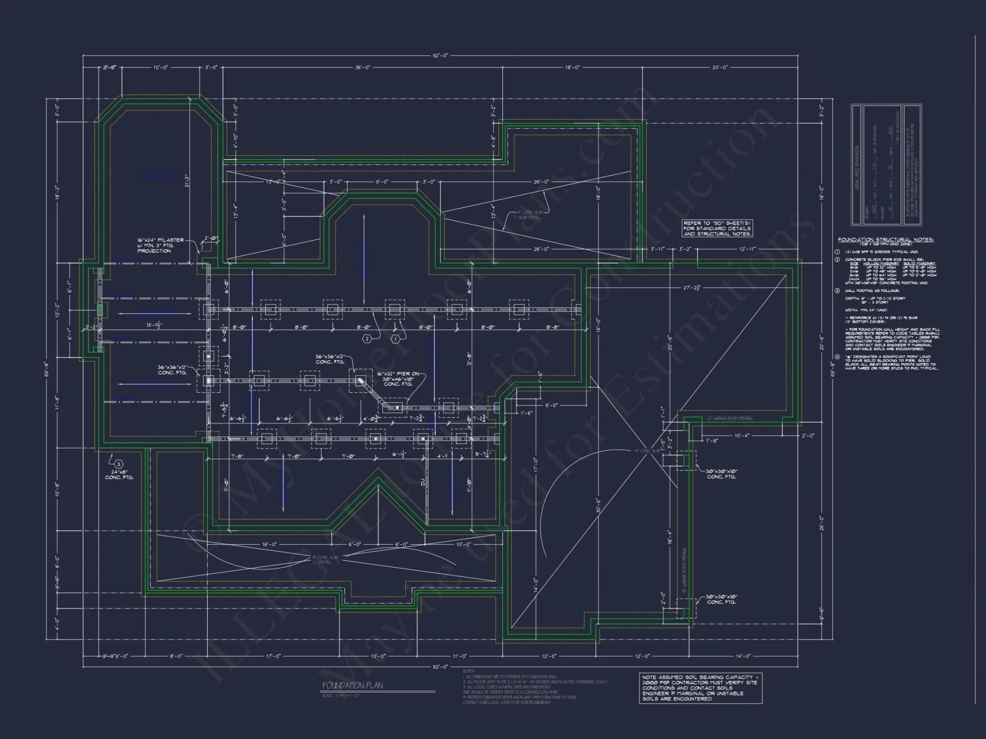 Traditional 4-Bedroom Country house Plan & Blueprint Designs