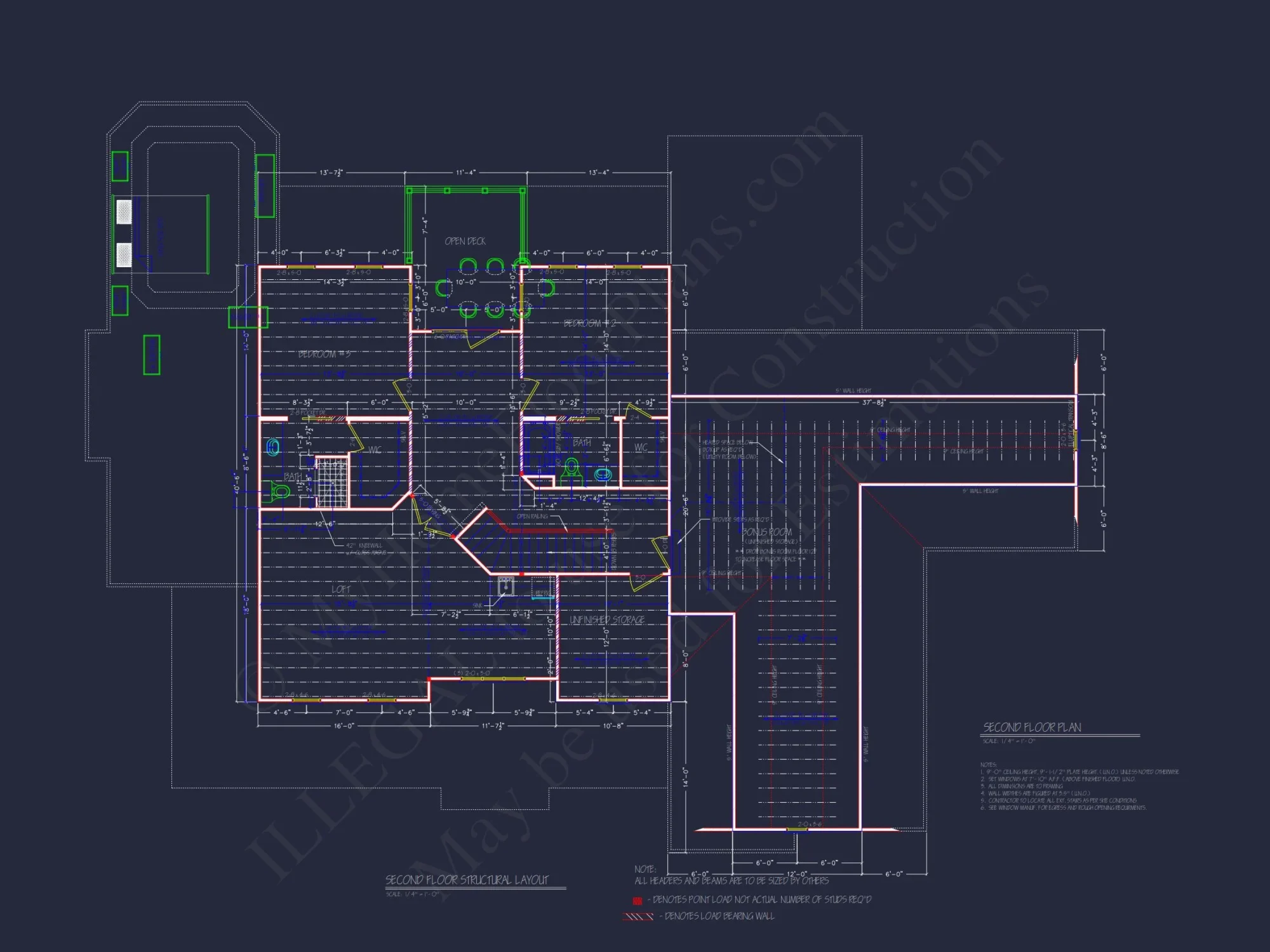 Traditional 4-Bedroom Country house Plan & Blueprint Designs