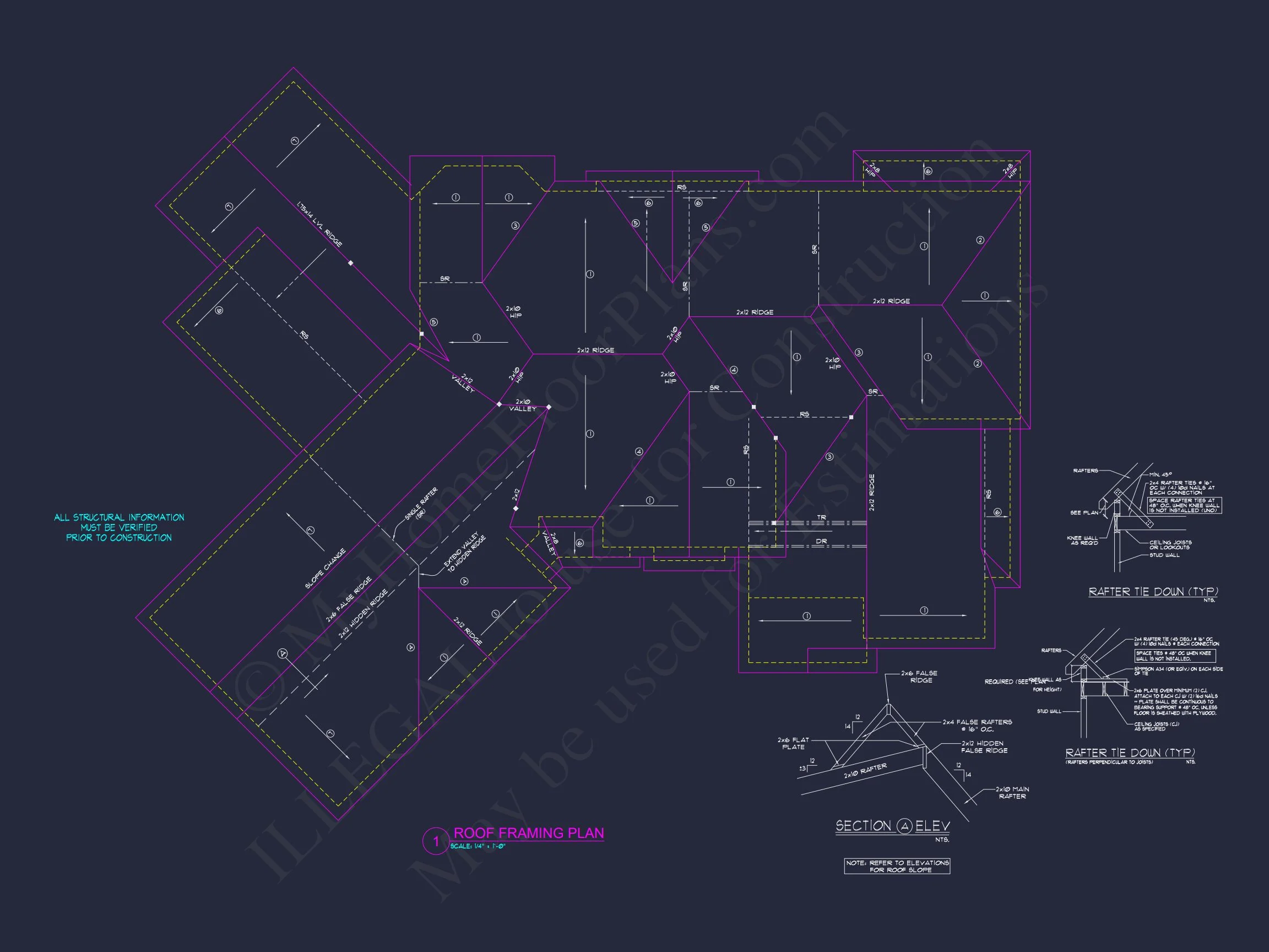 Traditional Craftsman house Plan - 4 Bed, 4 Bath, 5350 SqFt - Blueprint & CAD