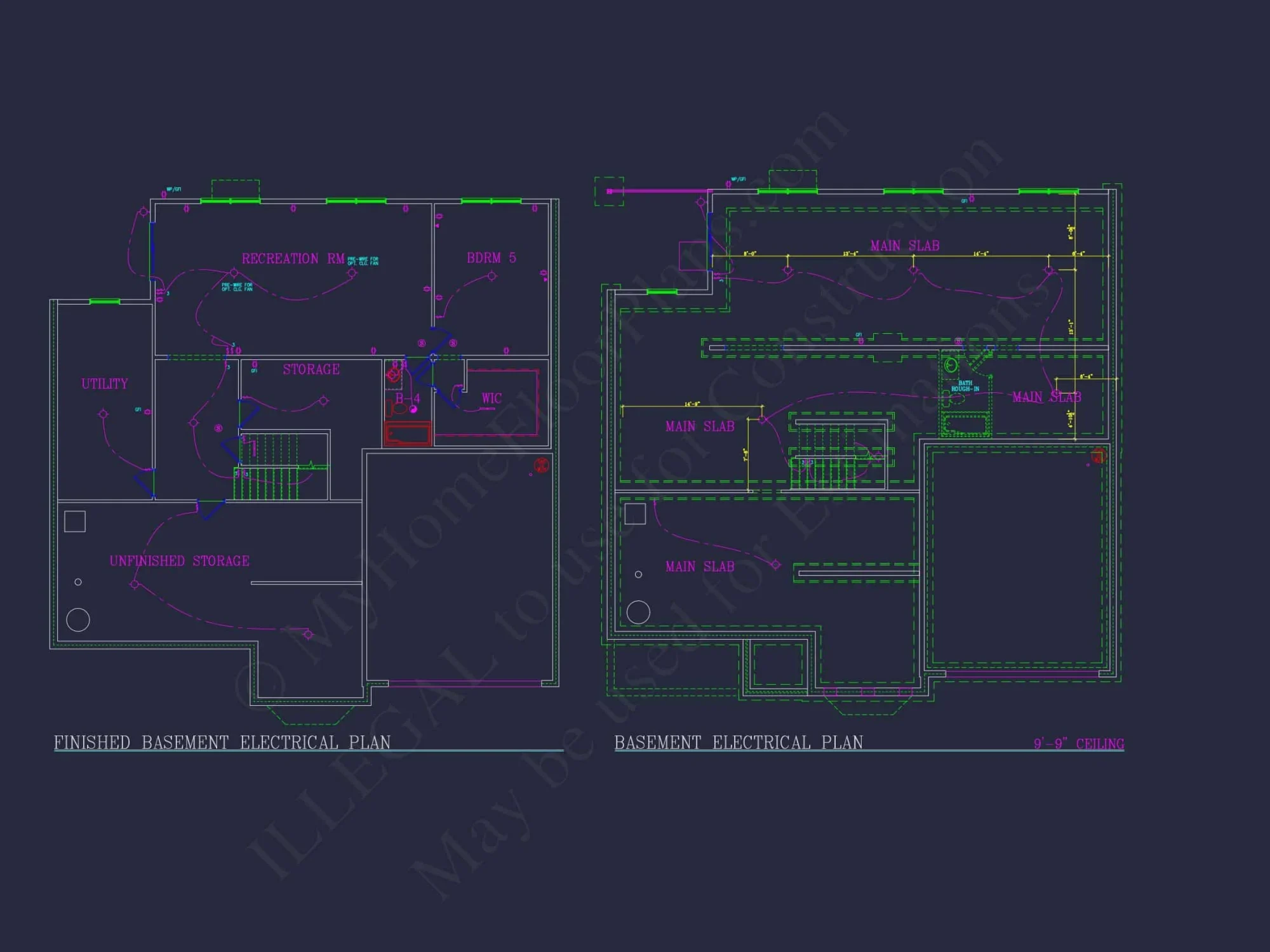 Elegant house Plan: Detailed Blueprints, CAD Designs & Floor Plans