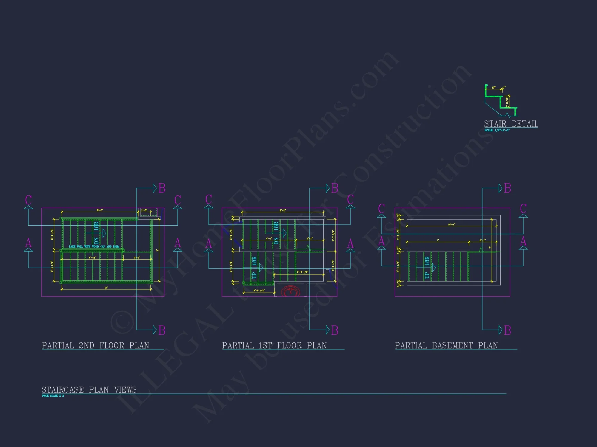 Elegant house Plan: Detailed Blueprints, CAD Designs & Floor Plans