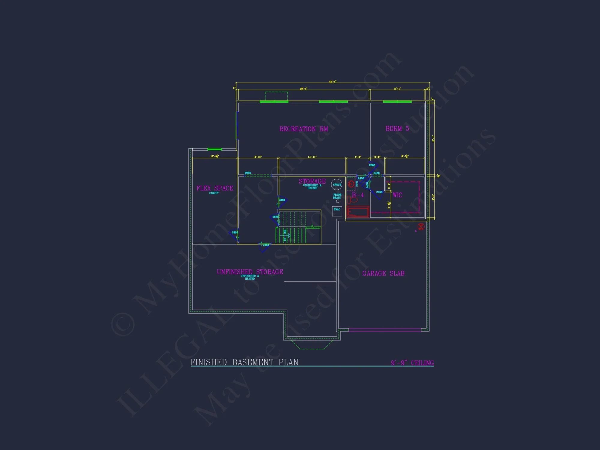 Elegant house Plan: Detailed Blueprints, CAD Designs & Floor Plans