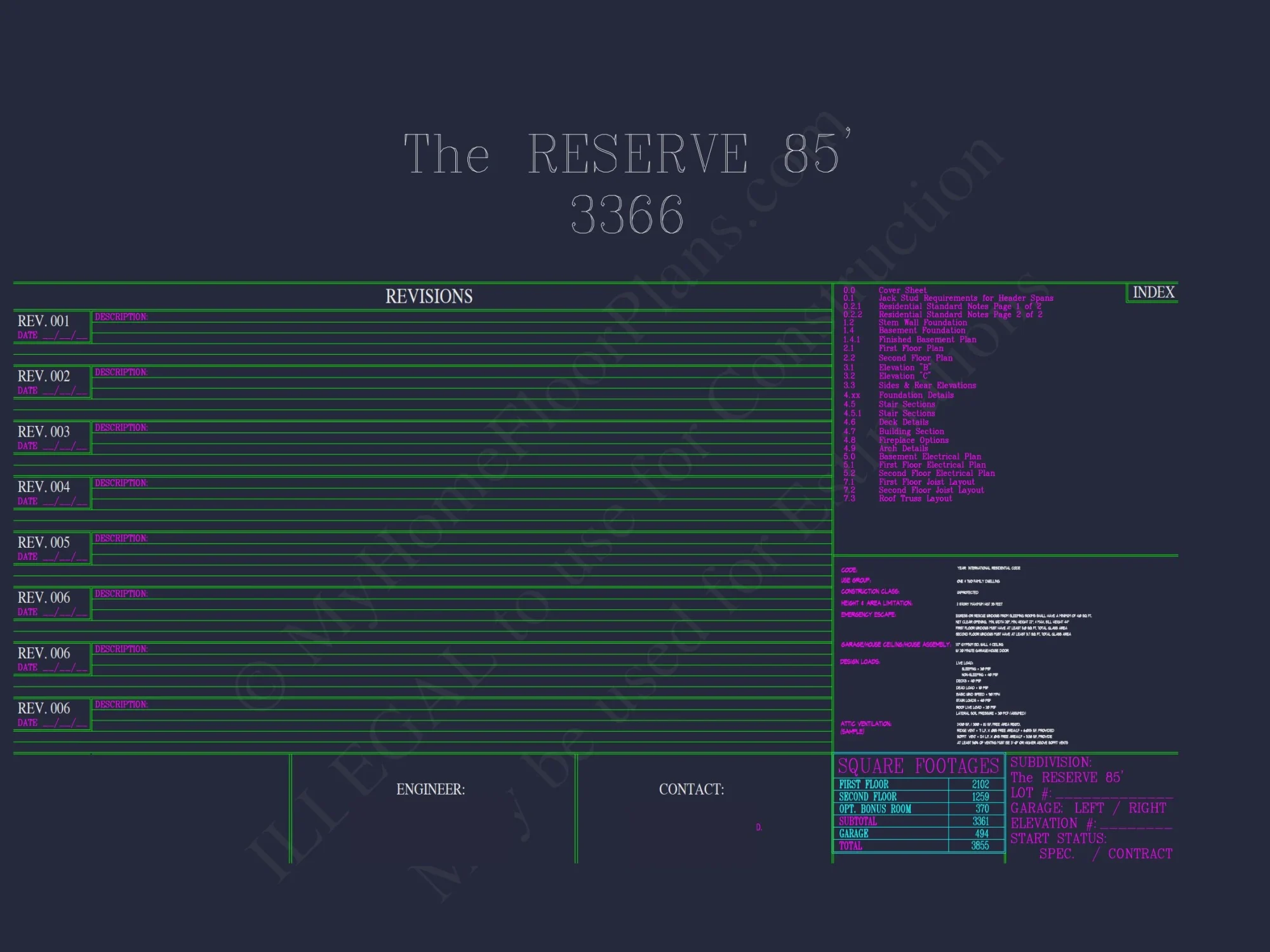 Elegant house Plan: Detailed Blueprints, CAD Designs & Floor Plans